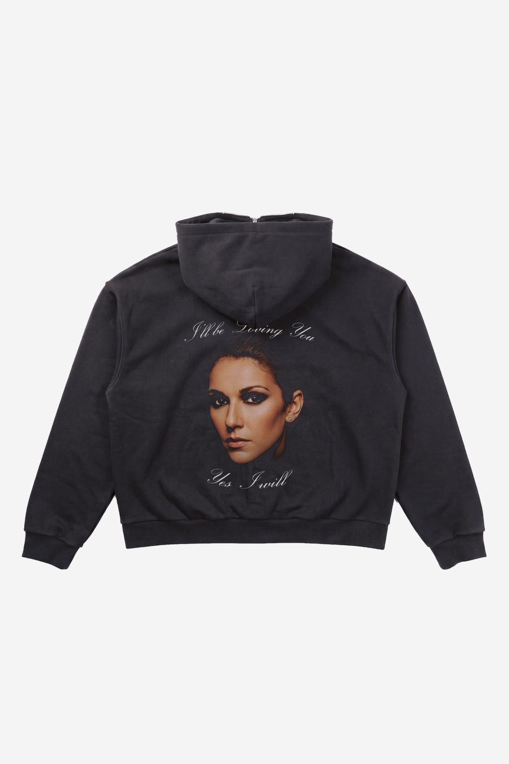 Anastasia Reversible Zip Hoodie in Plaid Black