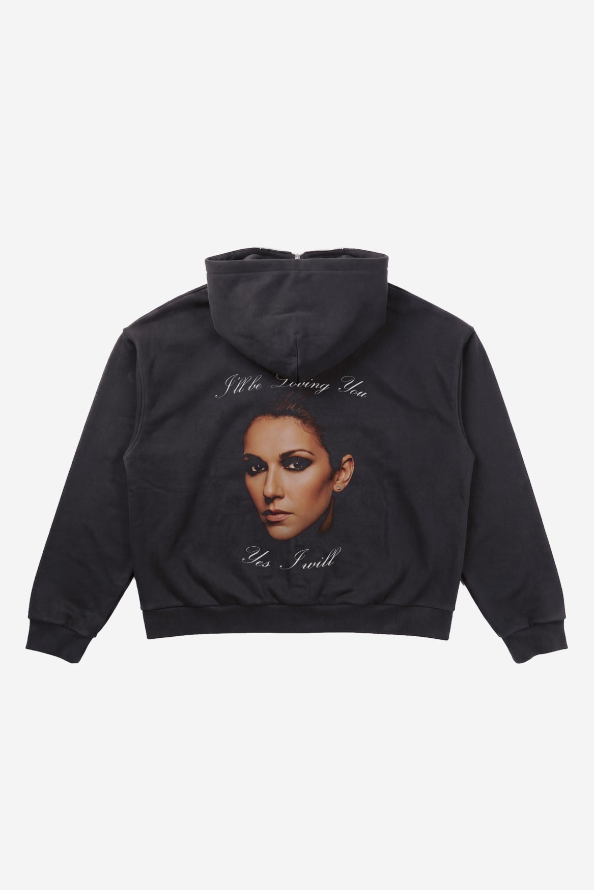 Anastasia Reversible Zip Hoodie in Plaid Black