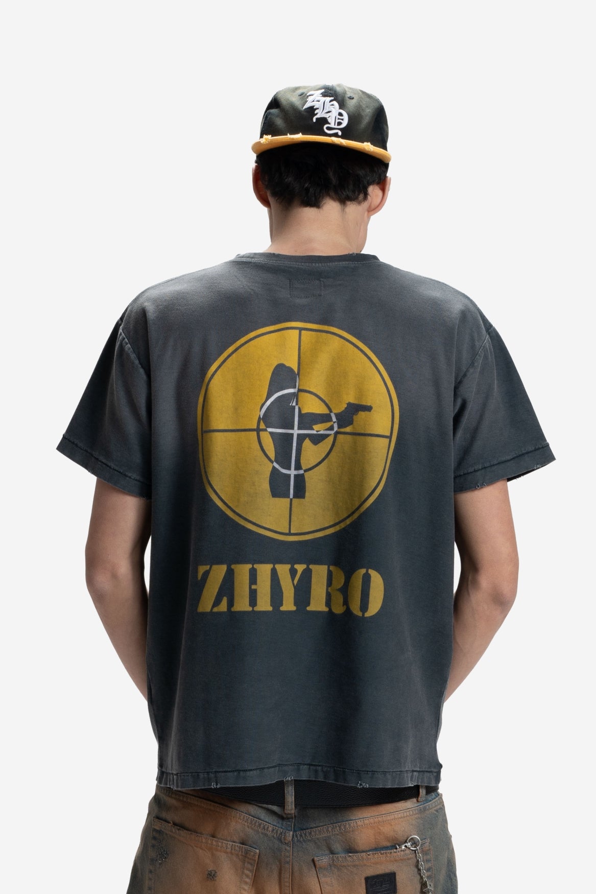 Assassins Tee in Sunfaded Black