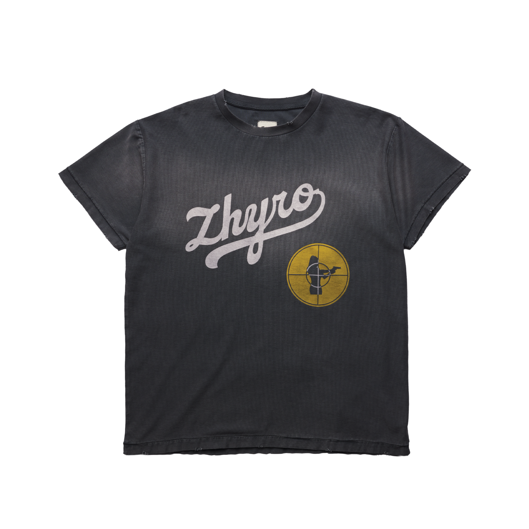 Assassins Tee in Sunfaded Black