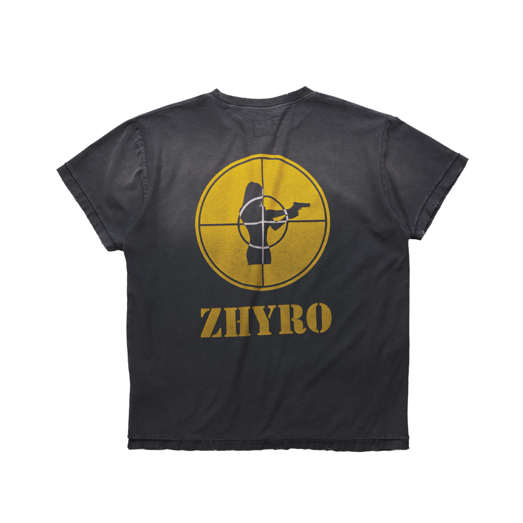 Assassins Tee in Sunfaded Black