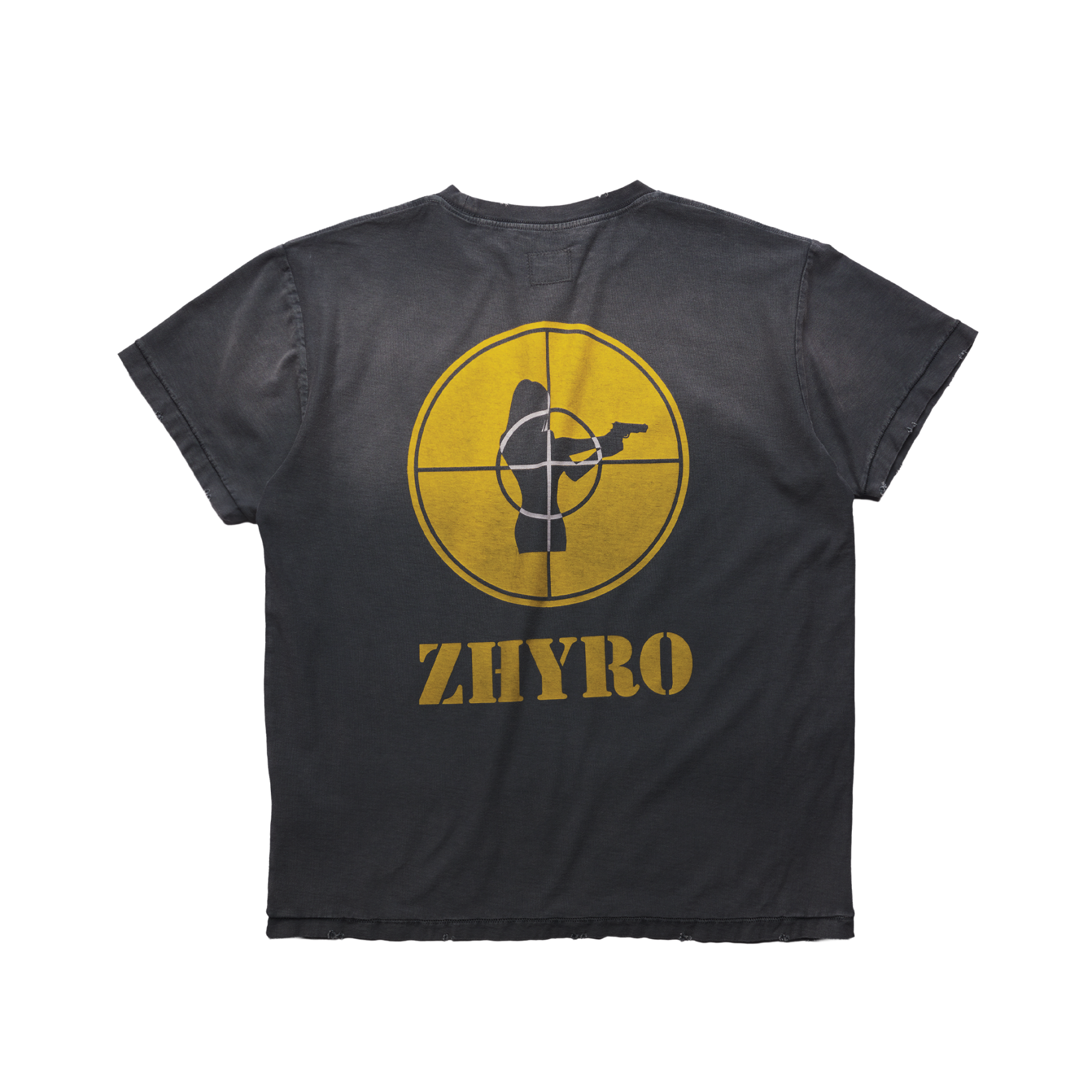 Assassins Tee in Sunfaded Black