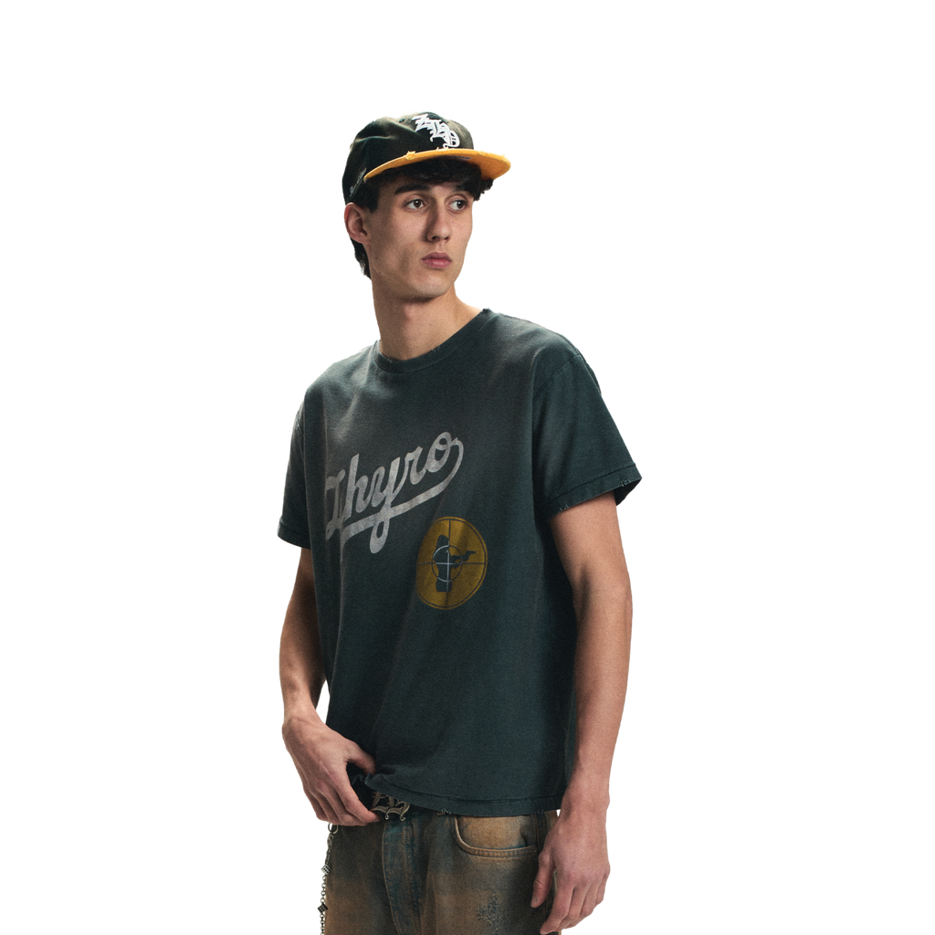 Assassins Tee in Sunfaded Black
