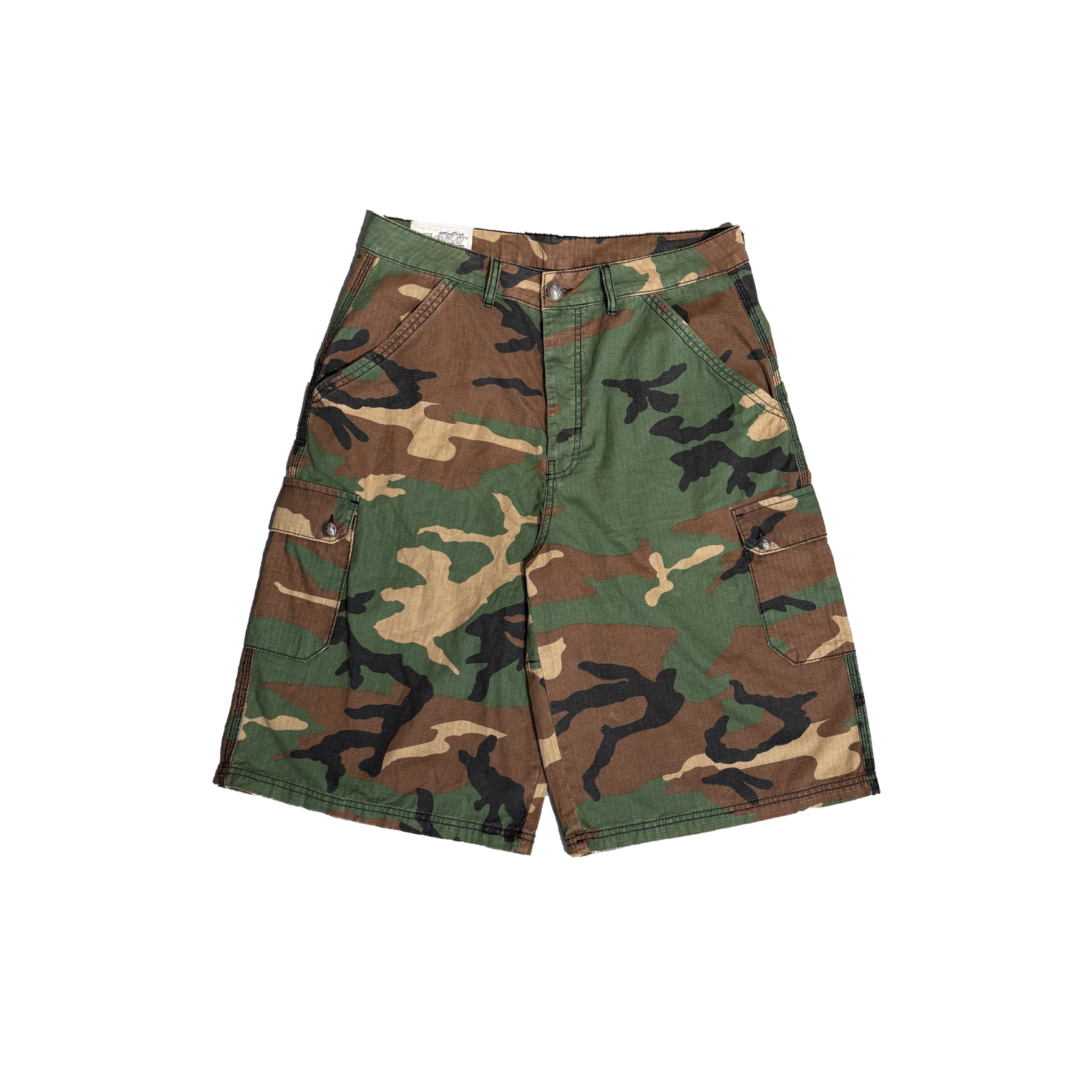 Cargo Shorts in Washed Camo