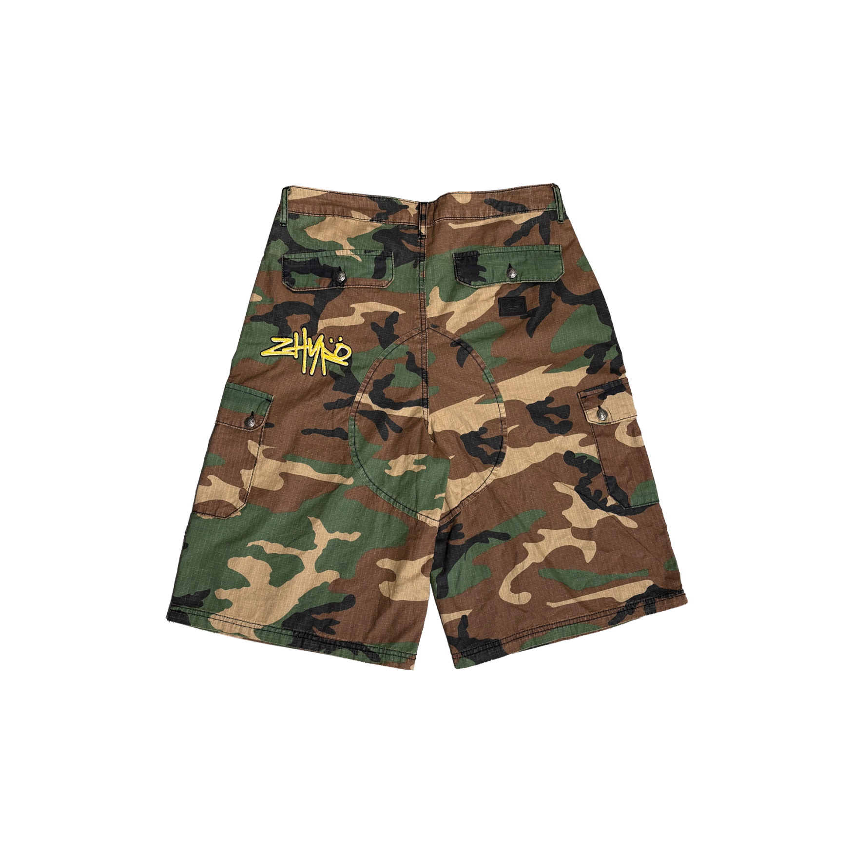 Cargo Shorts in Washed Camo