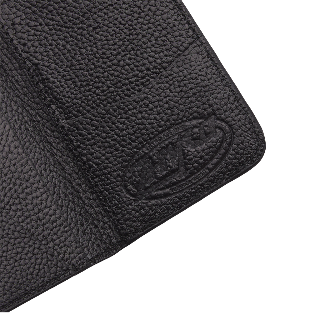 ZHY Bi-Fold Wallet in Black Checker