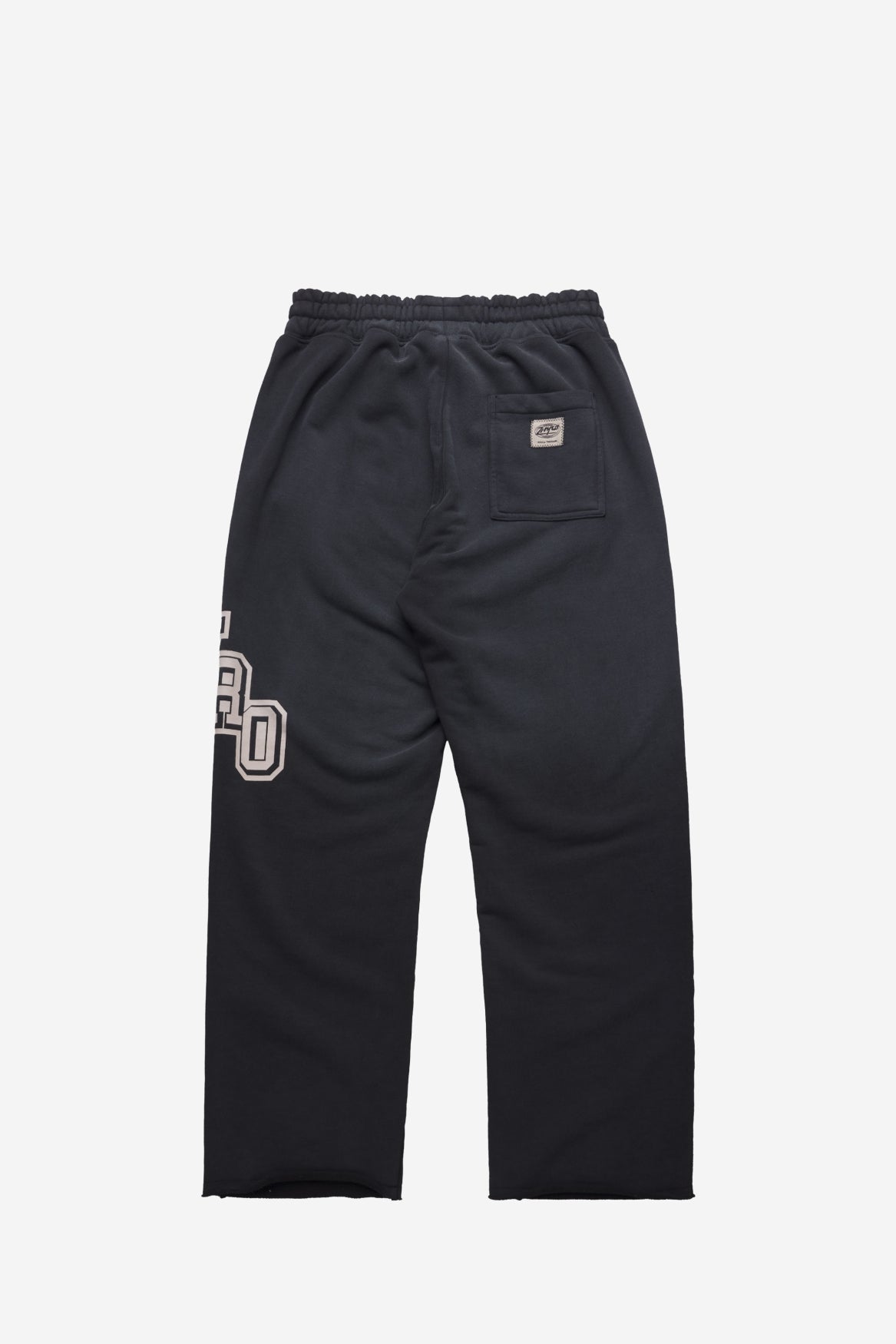 College Sweatpants in Sunfaded Black