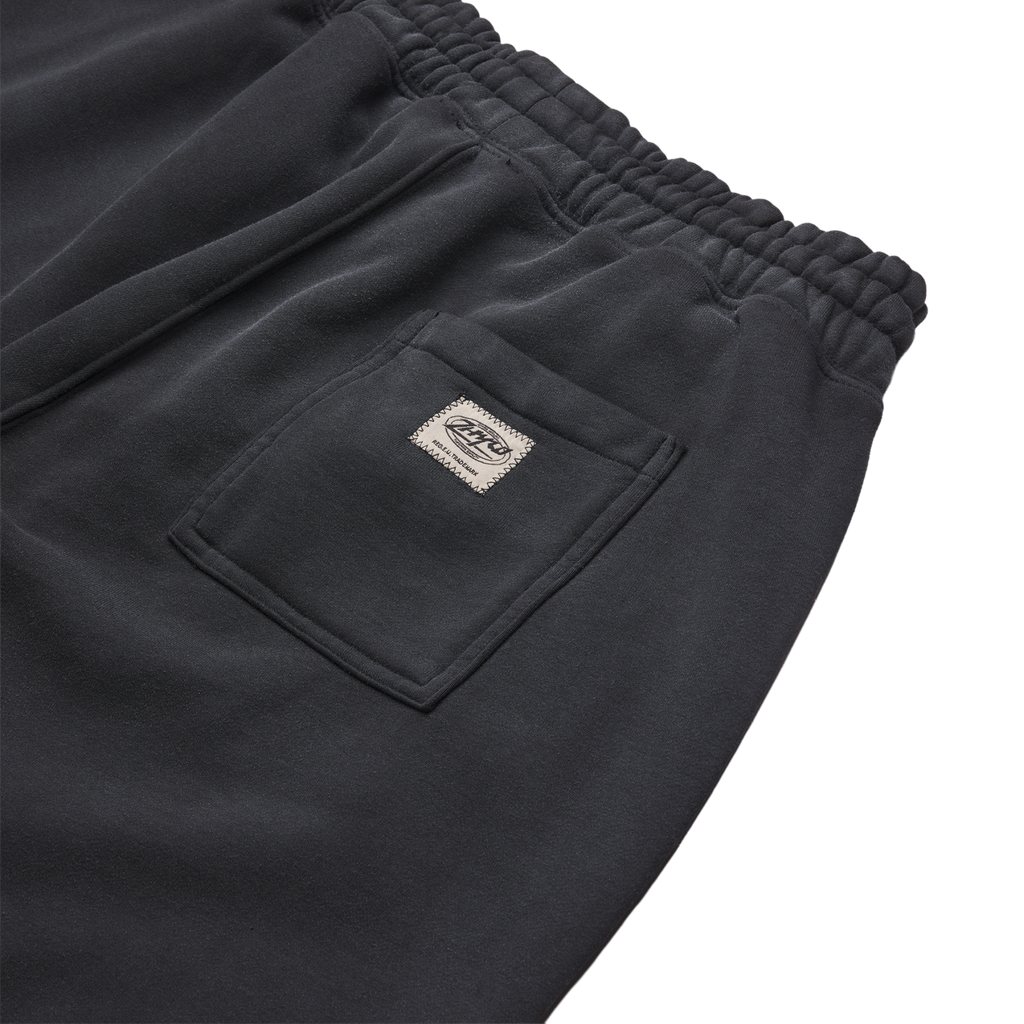 College Sweatpants in Sunfaded Black