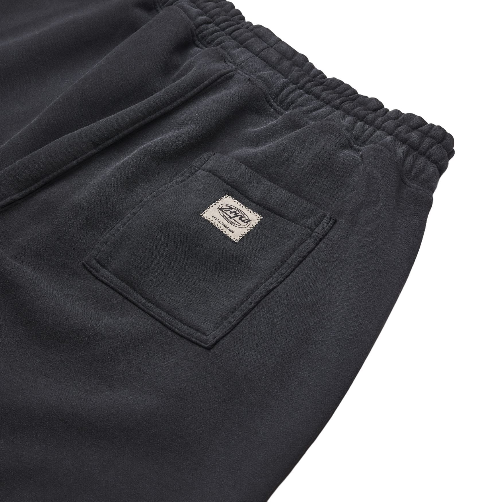 College Sweatpants in Sunfaded Black