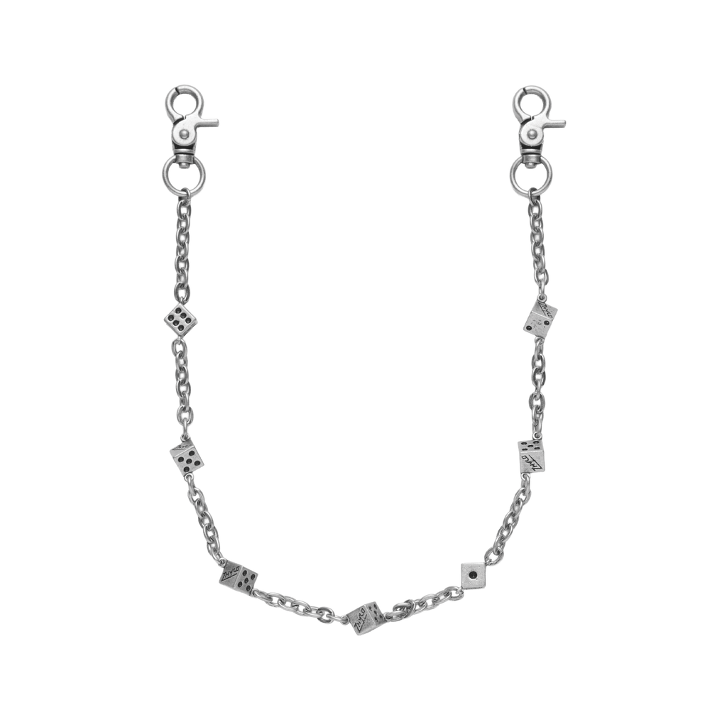 Dice Wallet Chain in Silver
