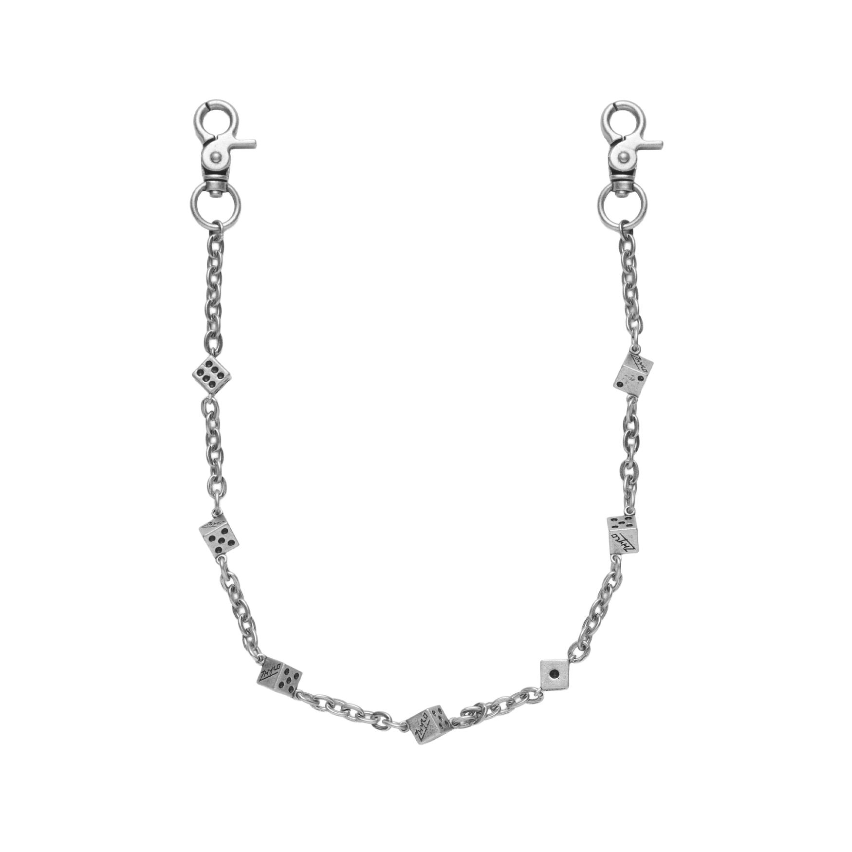 Dice Wallet Chain in Silver