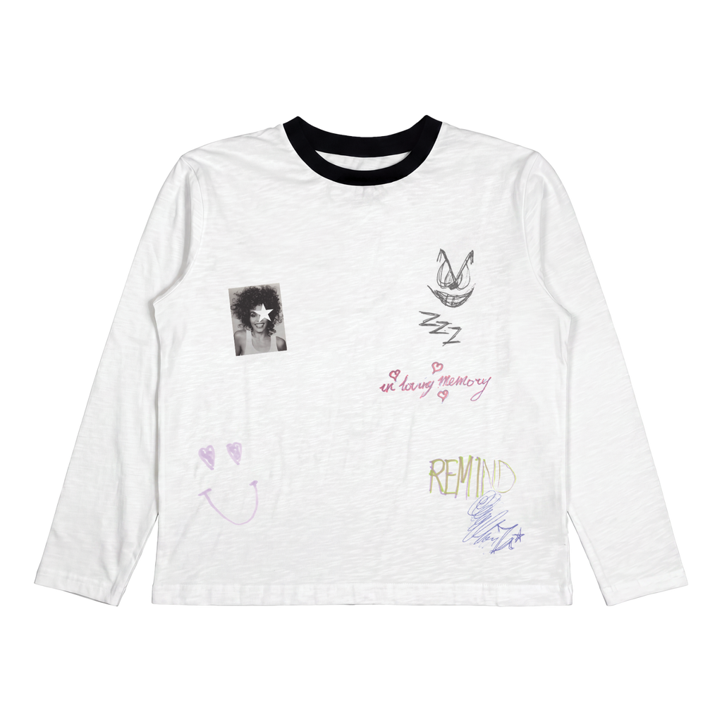 Goodbye L/S in White