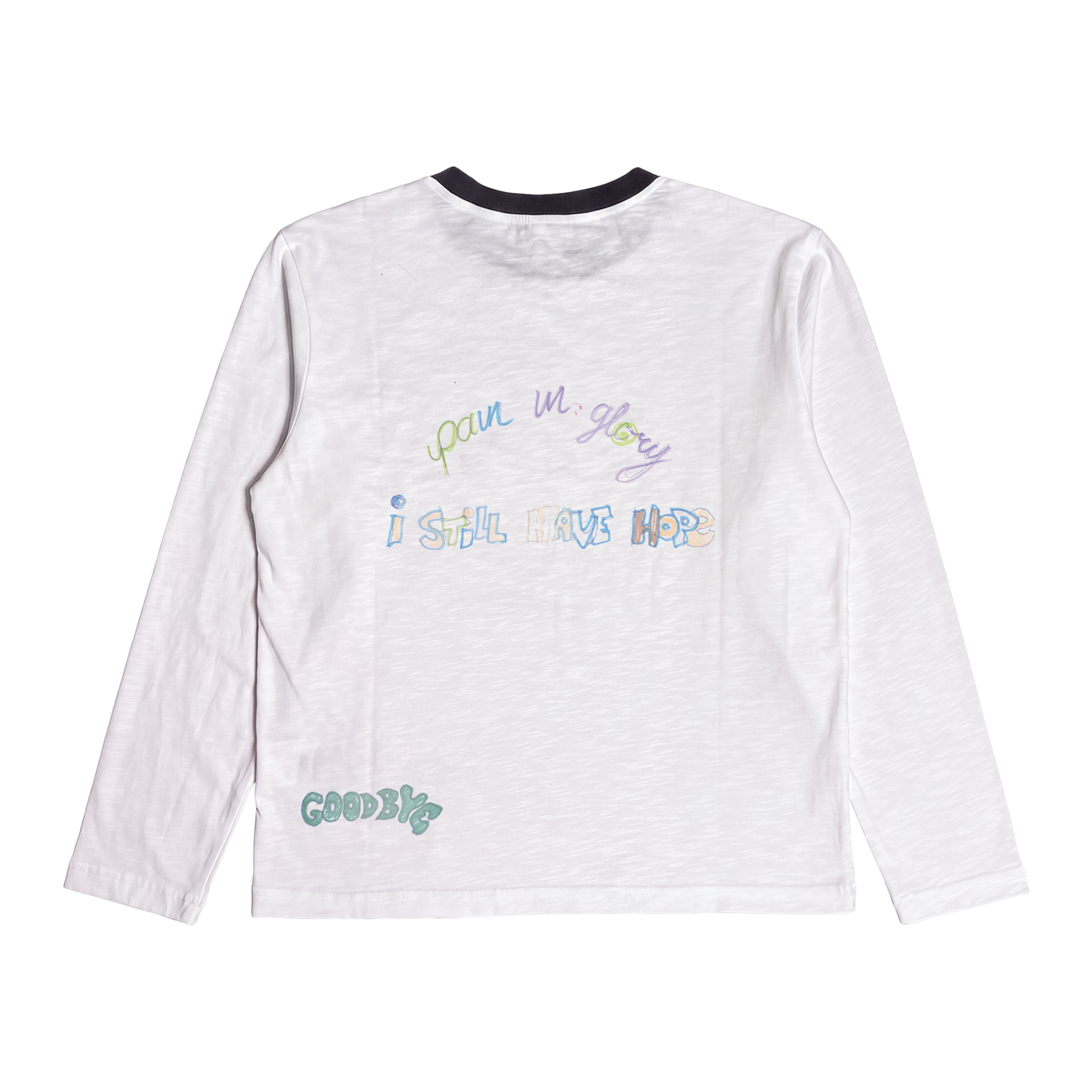 Goodbye L/S in White