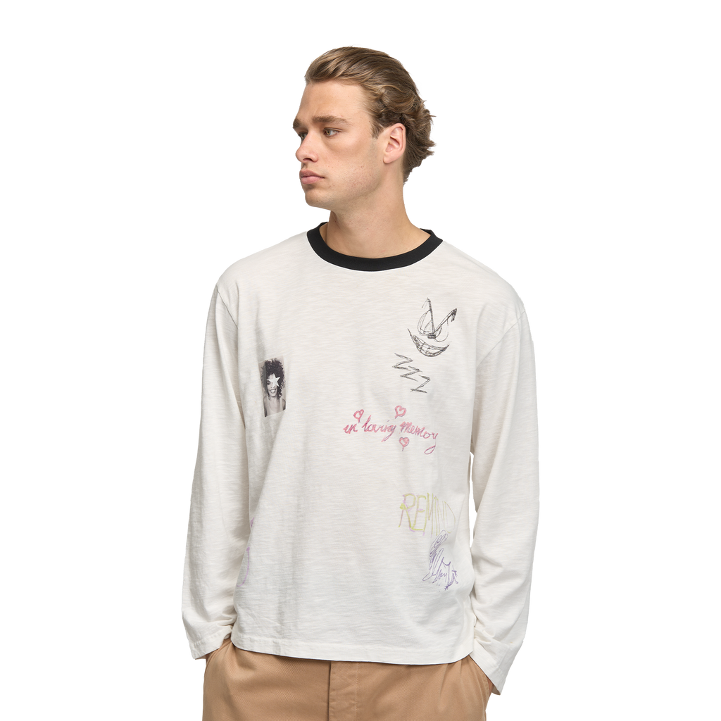 Goodbye L/S in White