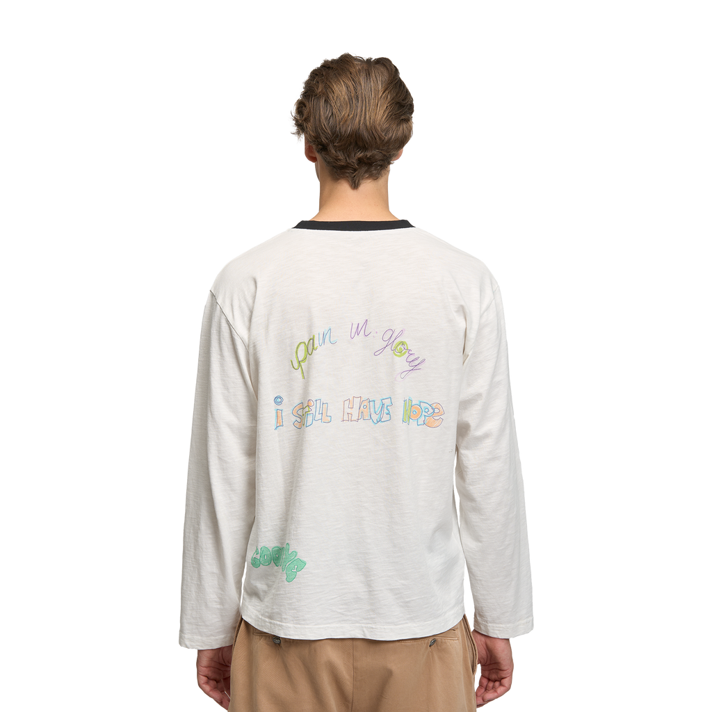 Goodbye L/S in White