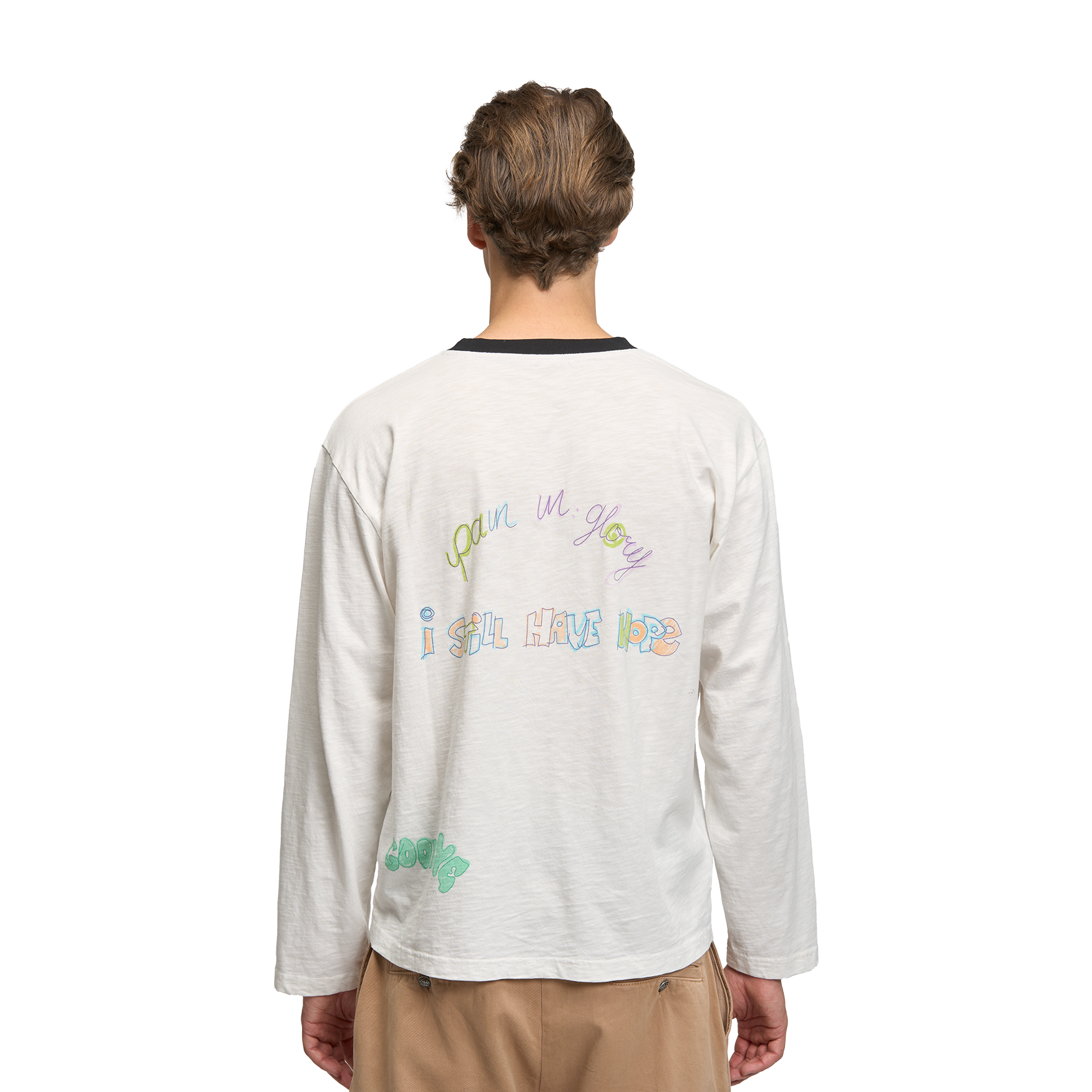 Goodbye L/S in White