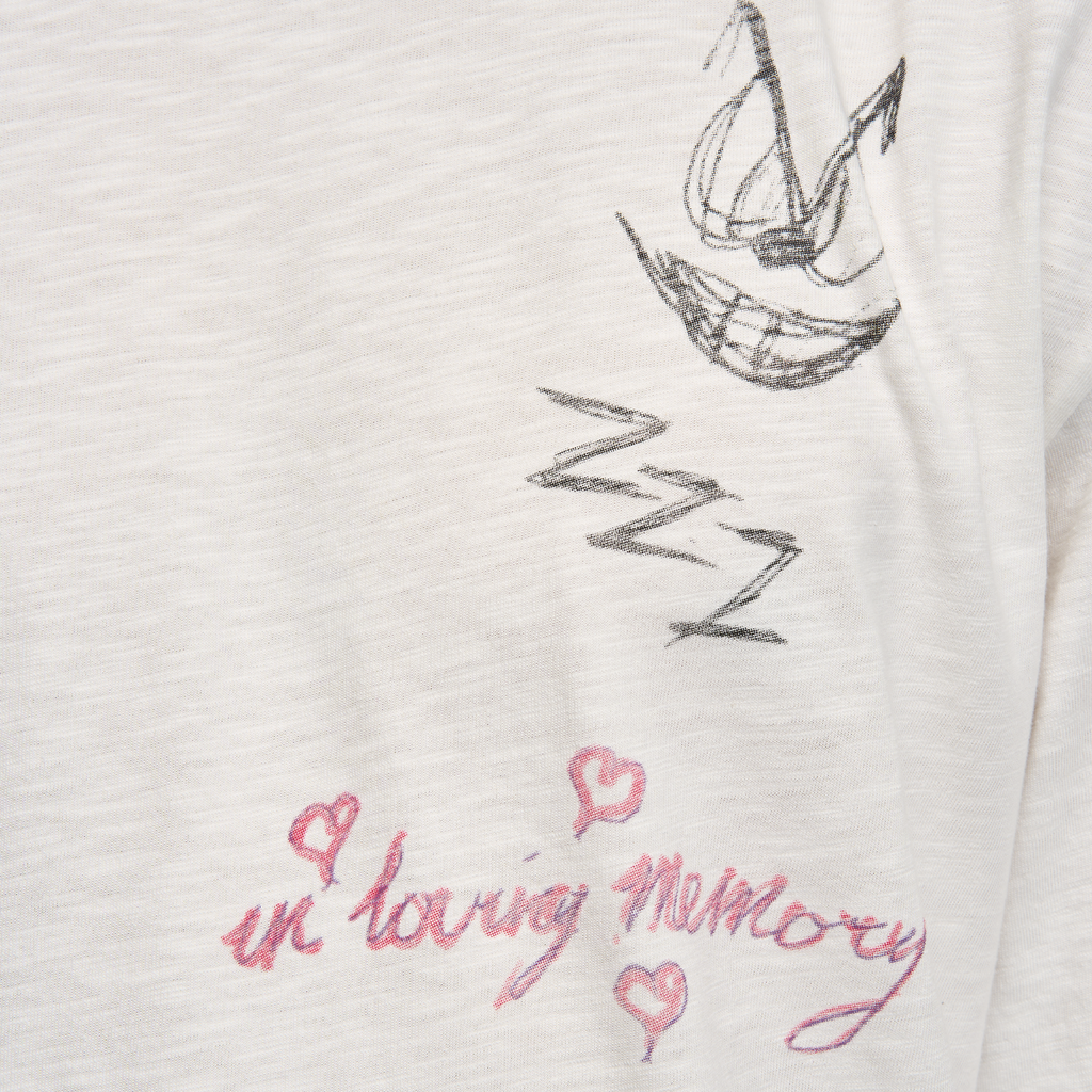 Goodbye L/S in White