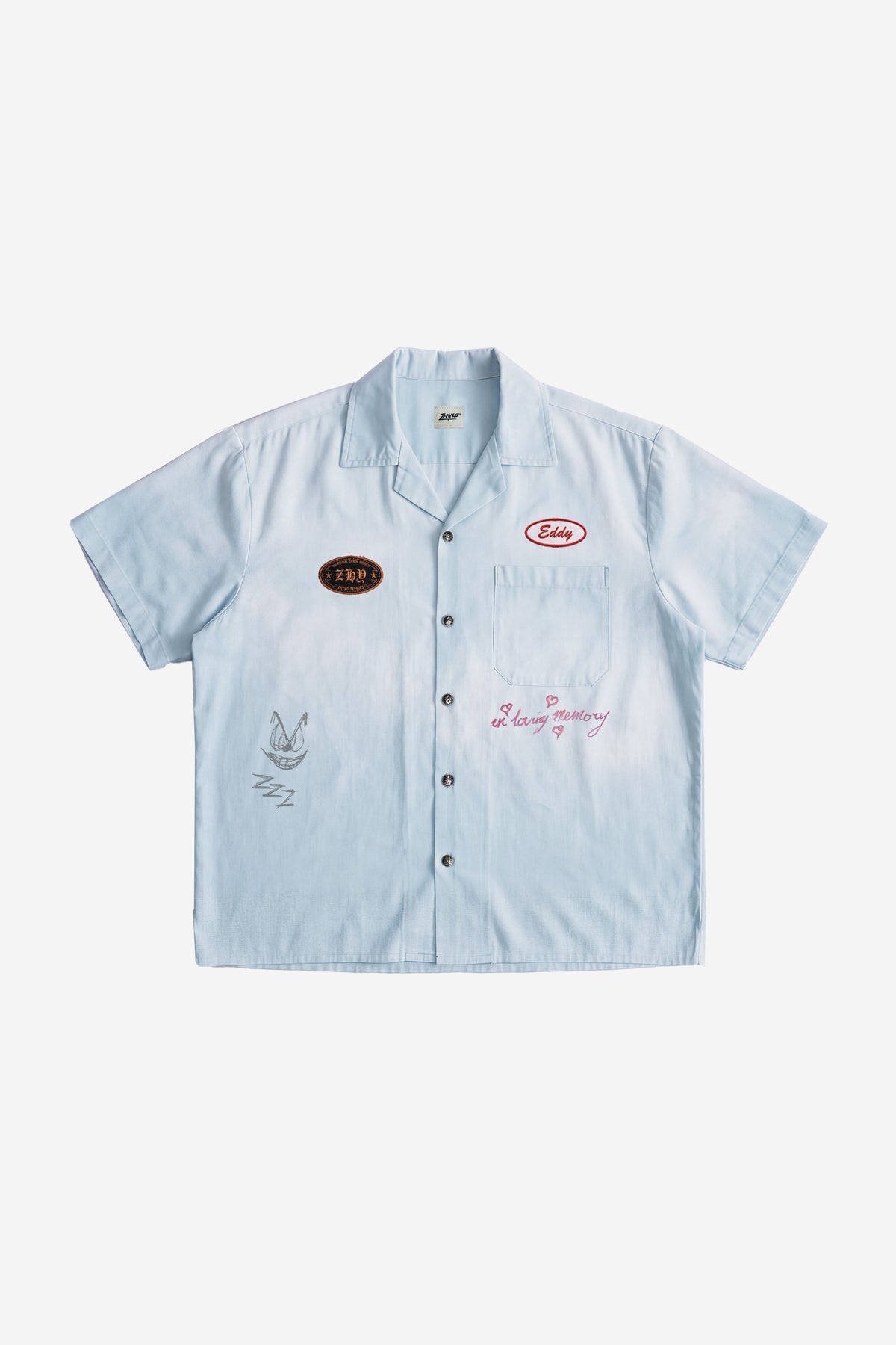 Memory Mechanic Shirt in Sunfaded Blue