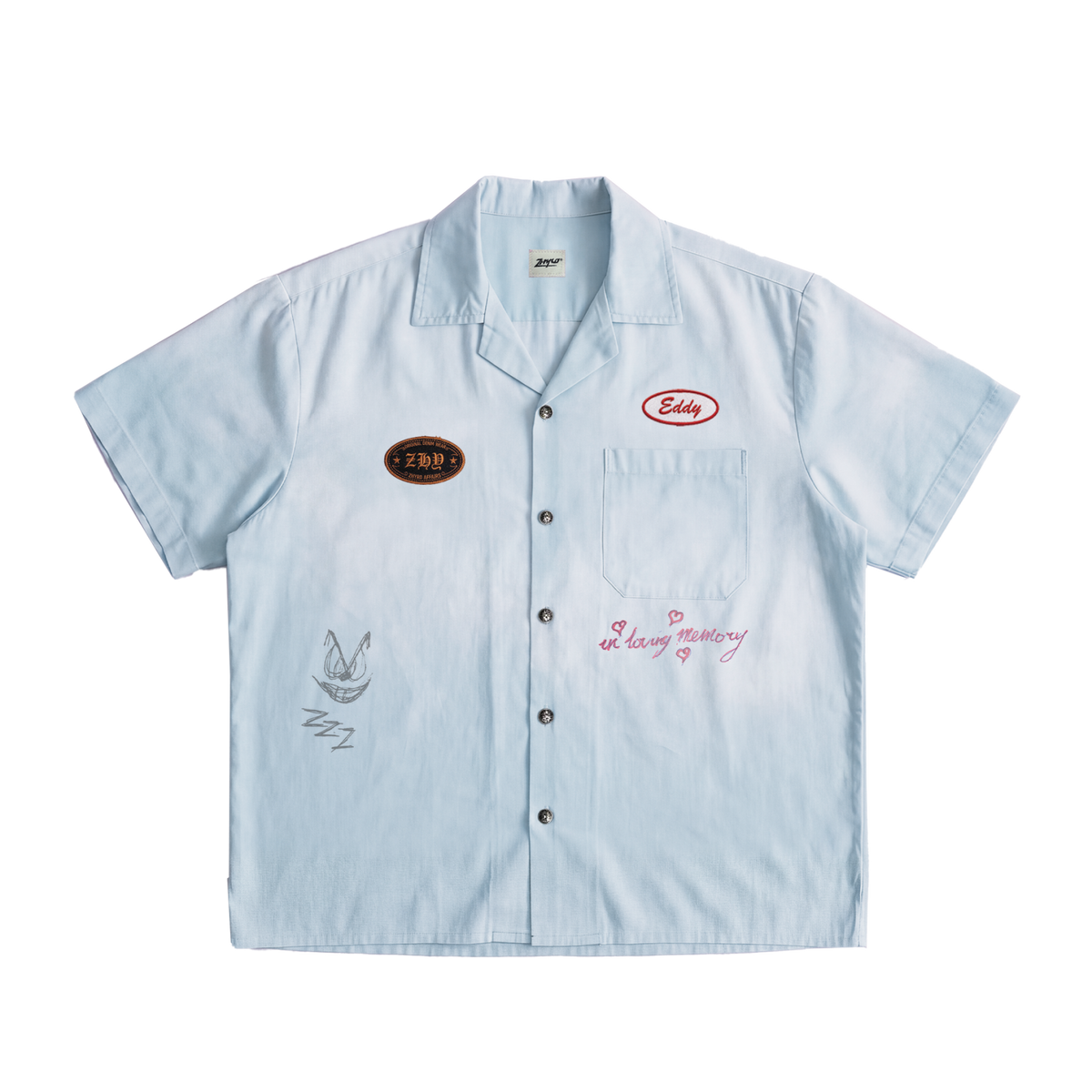 Memory Mechanic Shirt in Sunfaded Blue