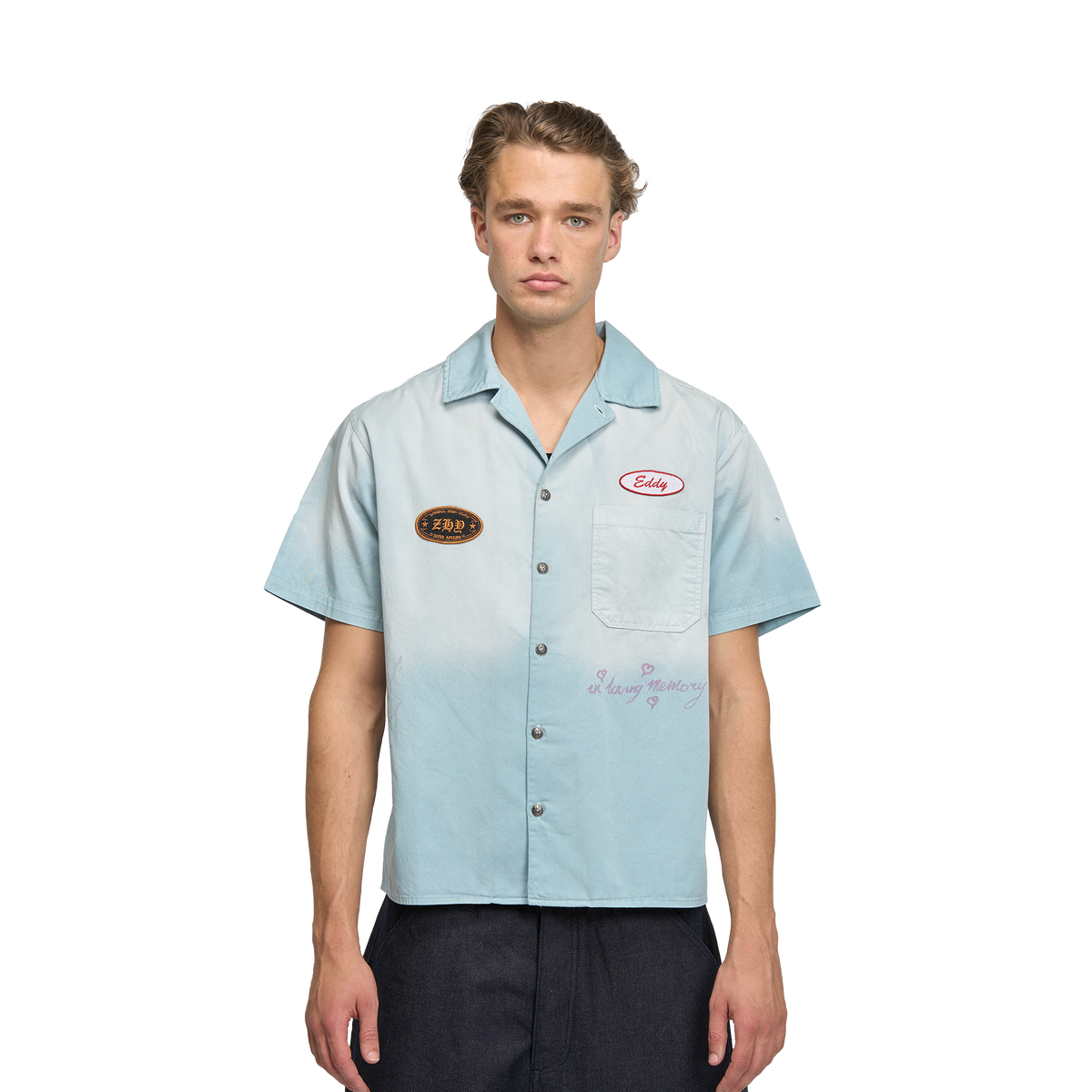 Memory Mechanic Shirt in Sunfaded Blue