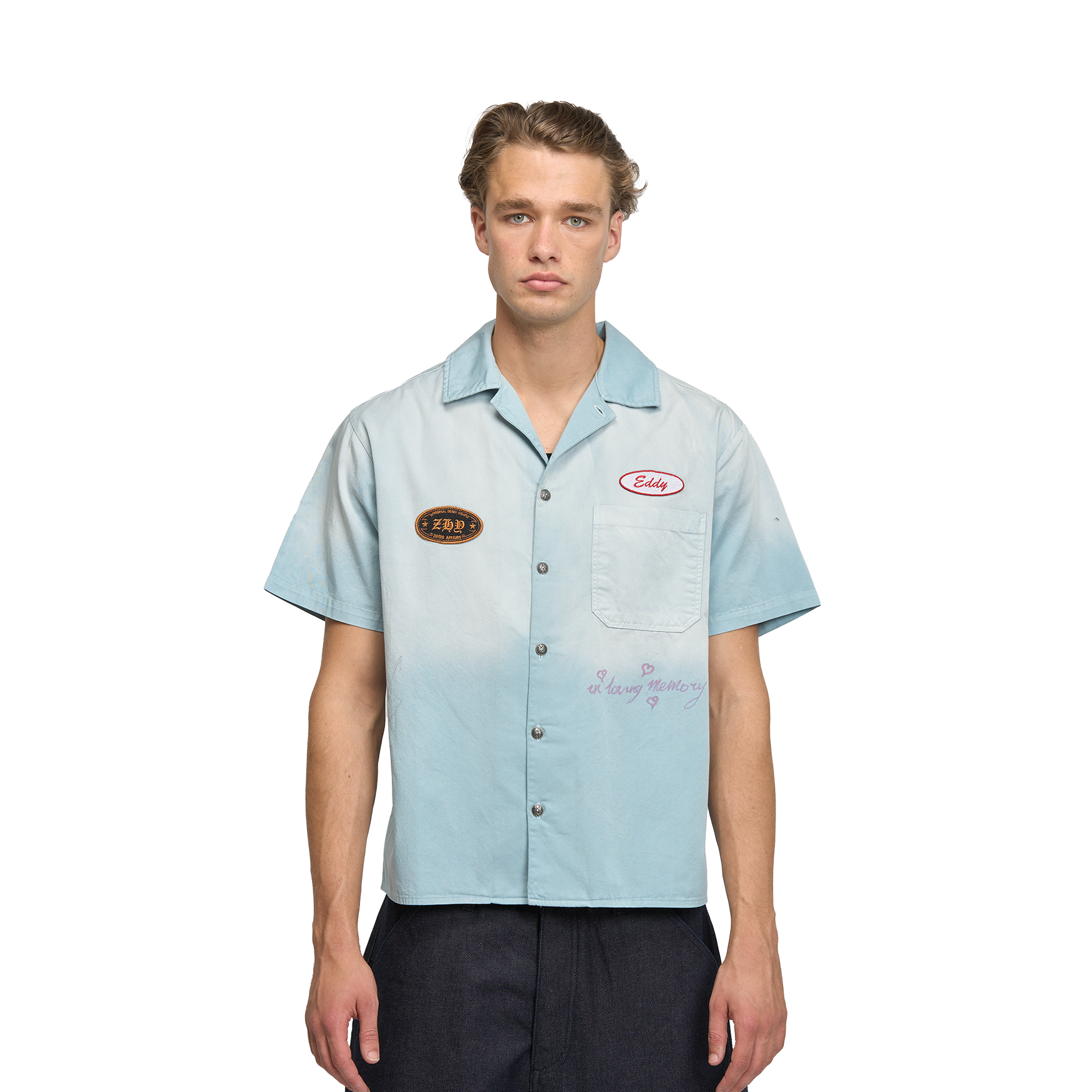 Memory Mechanic Shirt in Sunfaded Blue
