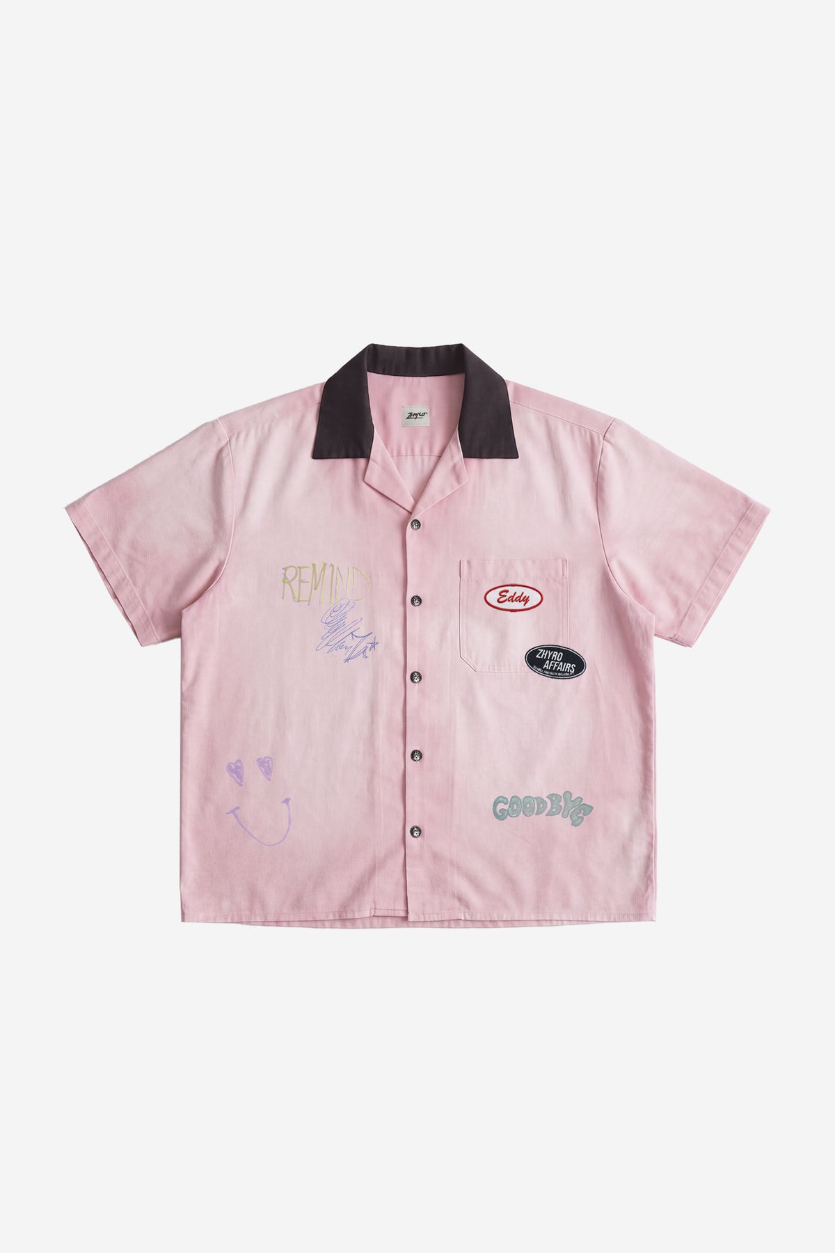 Remind Mechanic Shirt in Sunfaded Pink