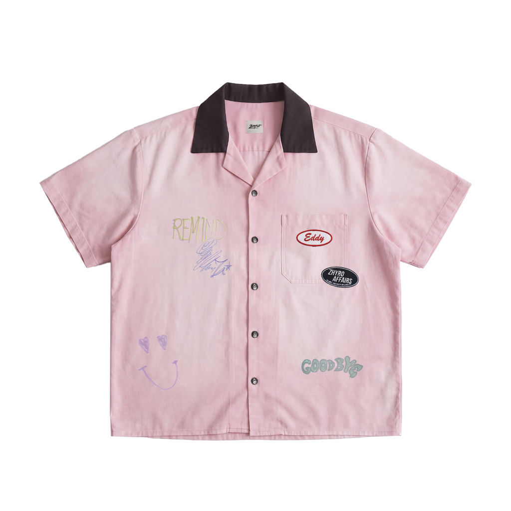 Remind Mechanic Shirt in Sunfaded Pink