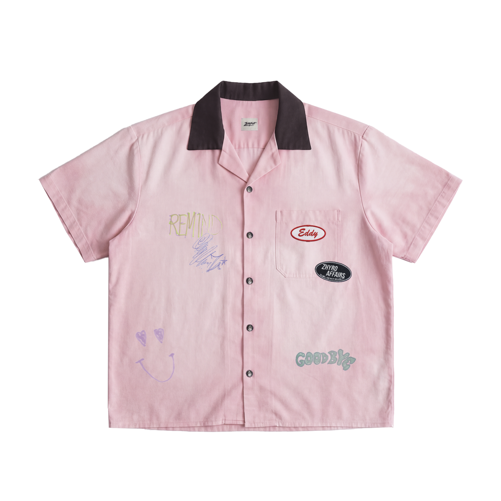 Remind Mechanic Shirt in Sunfaded Pink