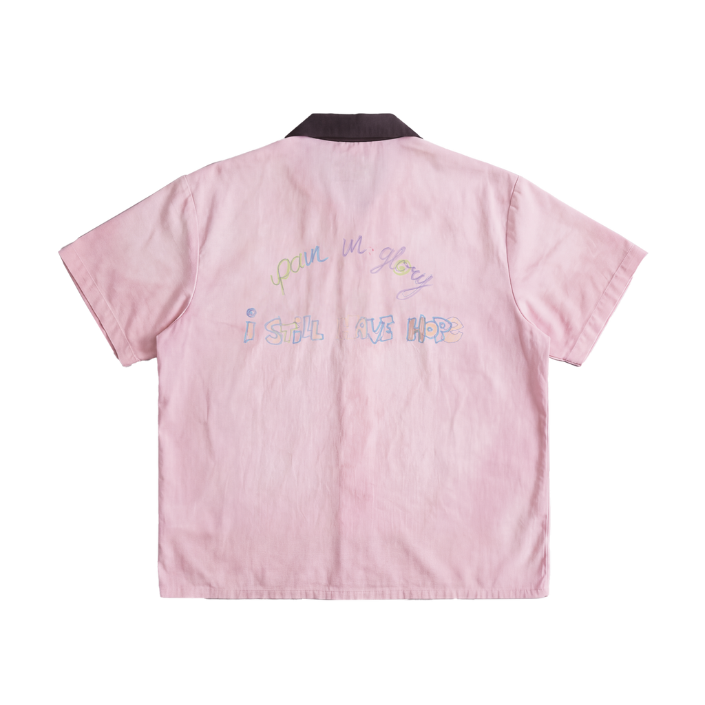 Remind Mechanic Shirt in Sunfaded Pink