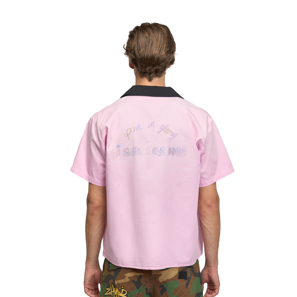 Remind Mechanic Shirt in Sunfaded Pink