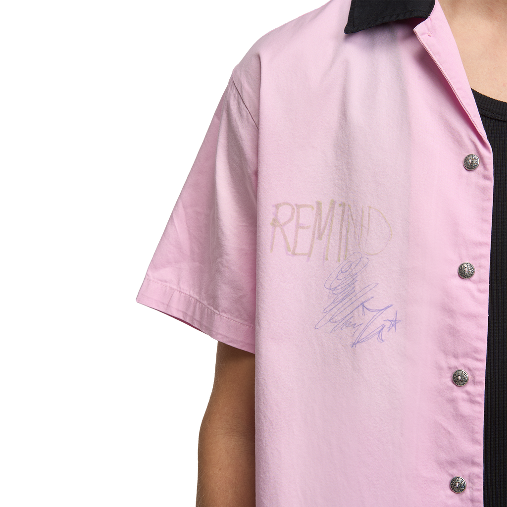 Remind Mechanic Shirt in Sunfaded Pink