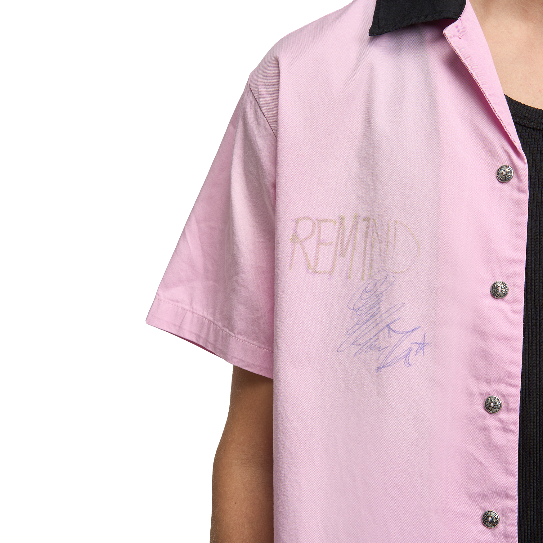 Remind Mechanic Shirt in Sunfaded Pink