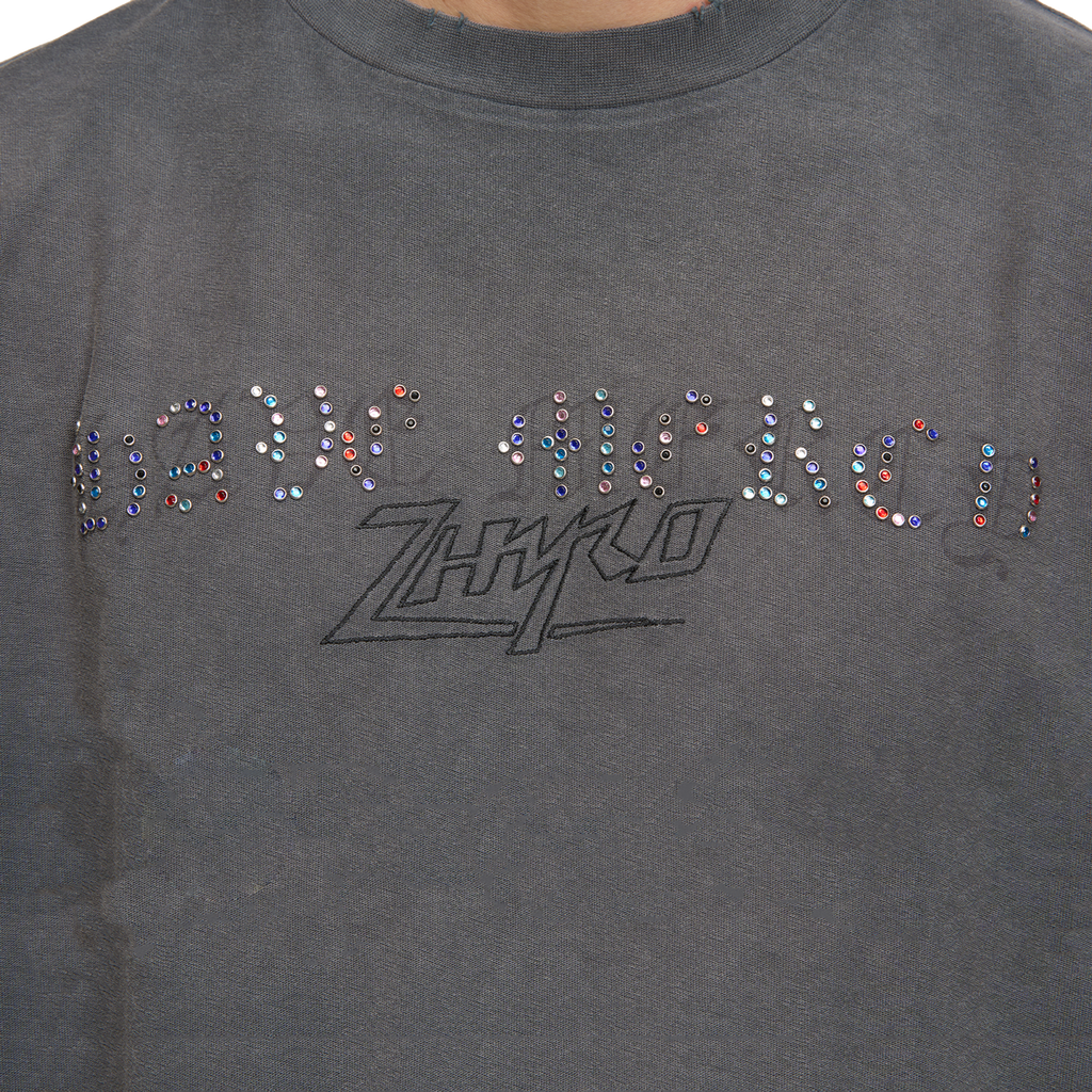 Mercy Tee in Sunfaded Black