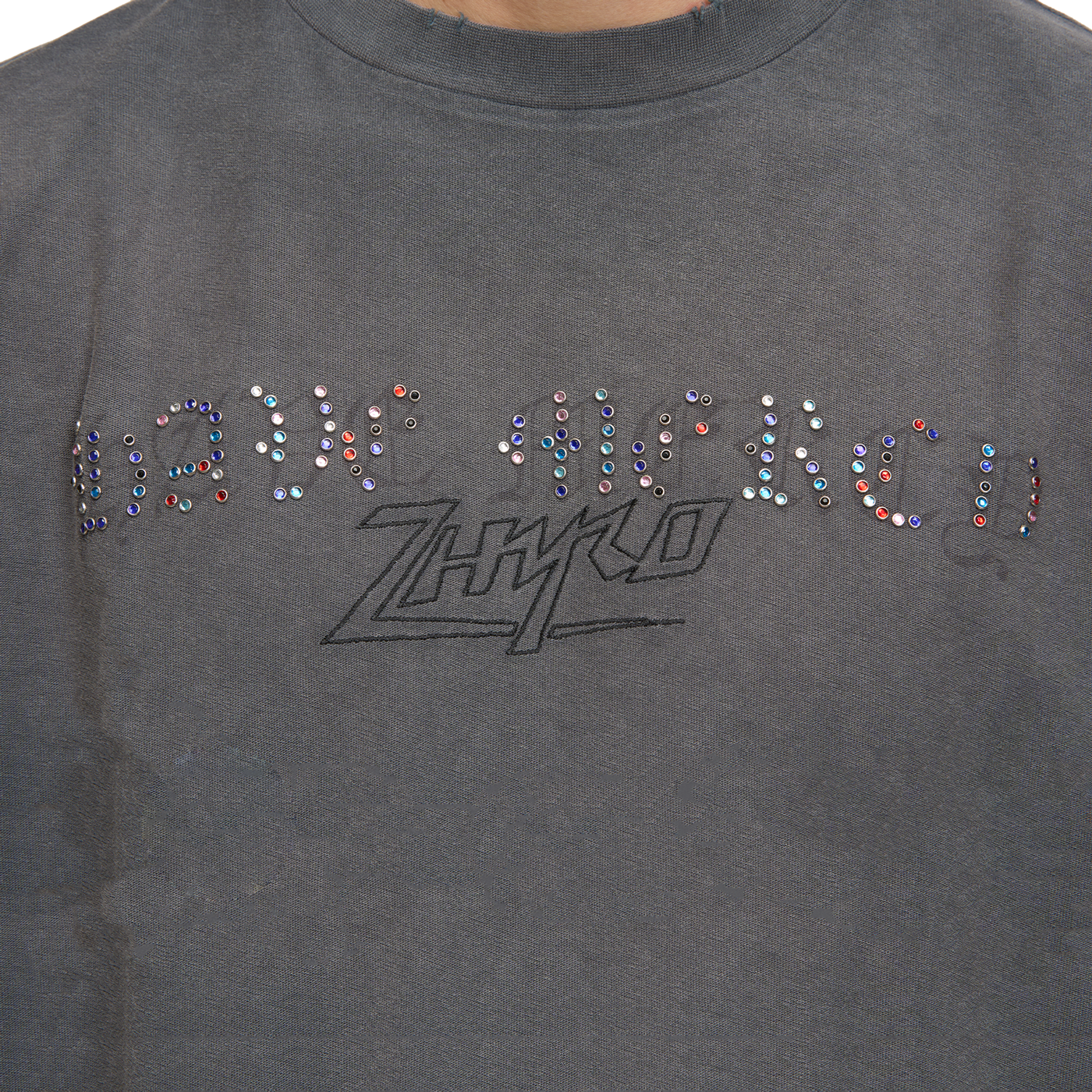 Mercy Tee in Sunfaded Black
