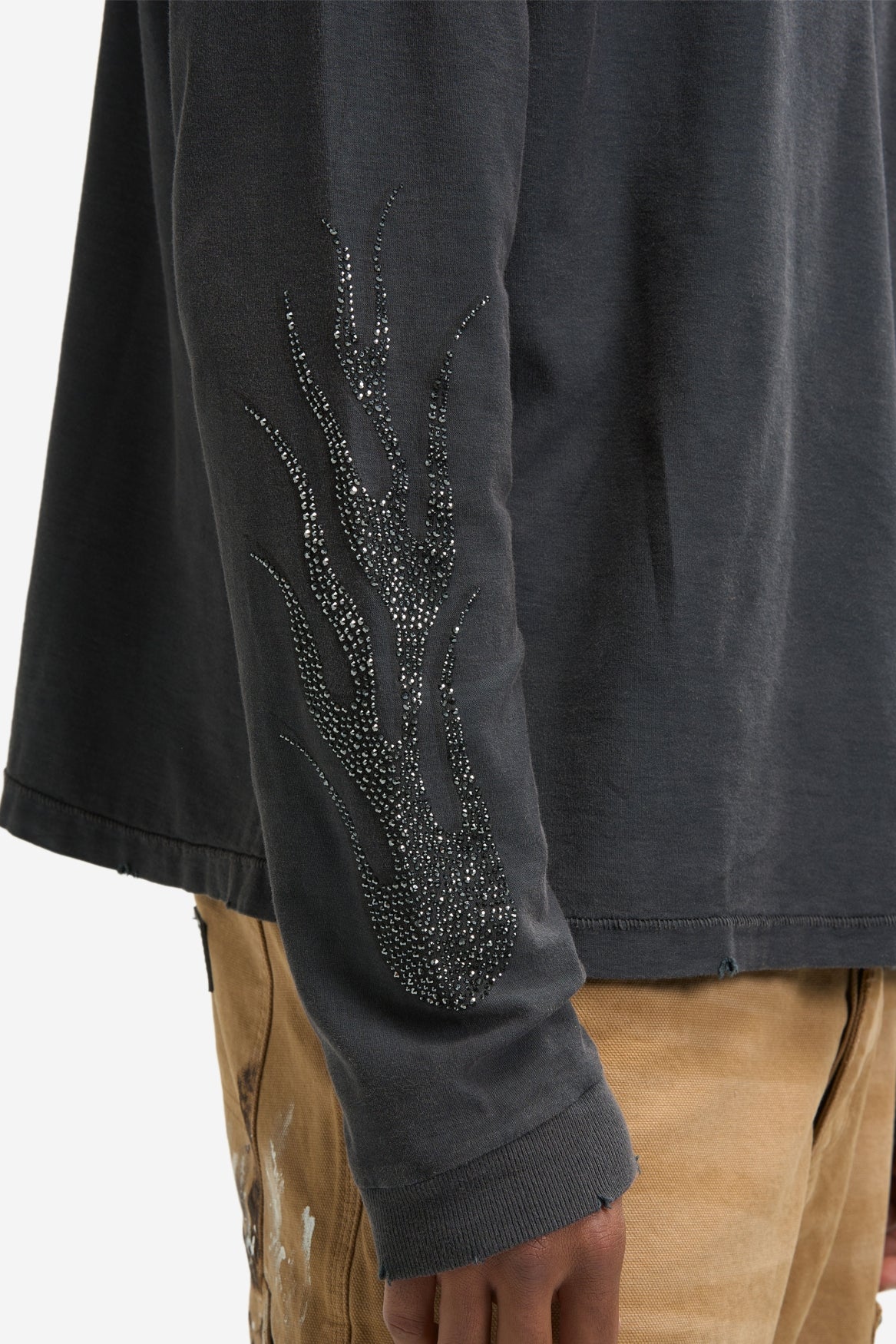 Mercy L/S in Sunfaded Black