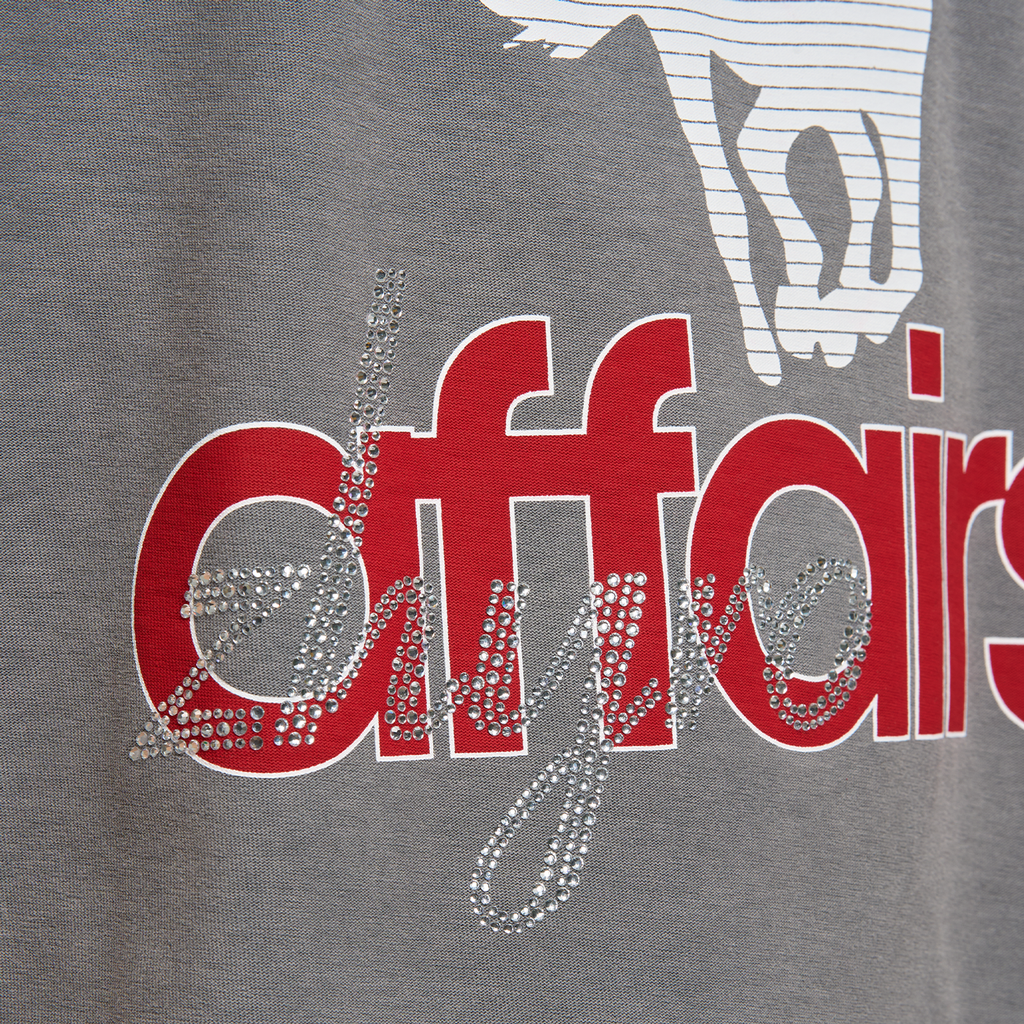 Horsey Tee in Sunfaded Grey