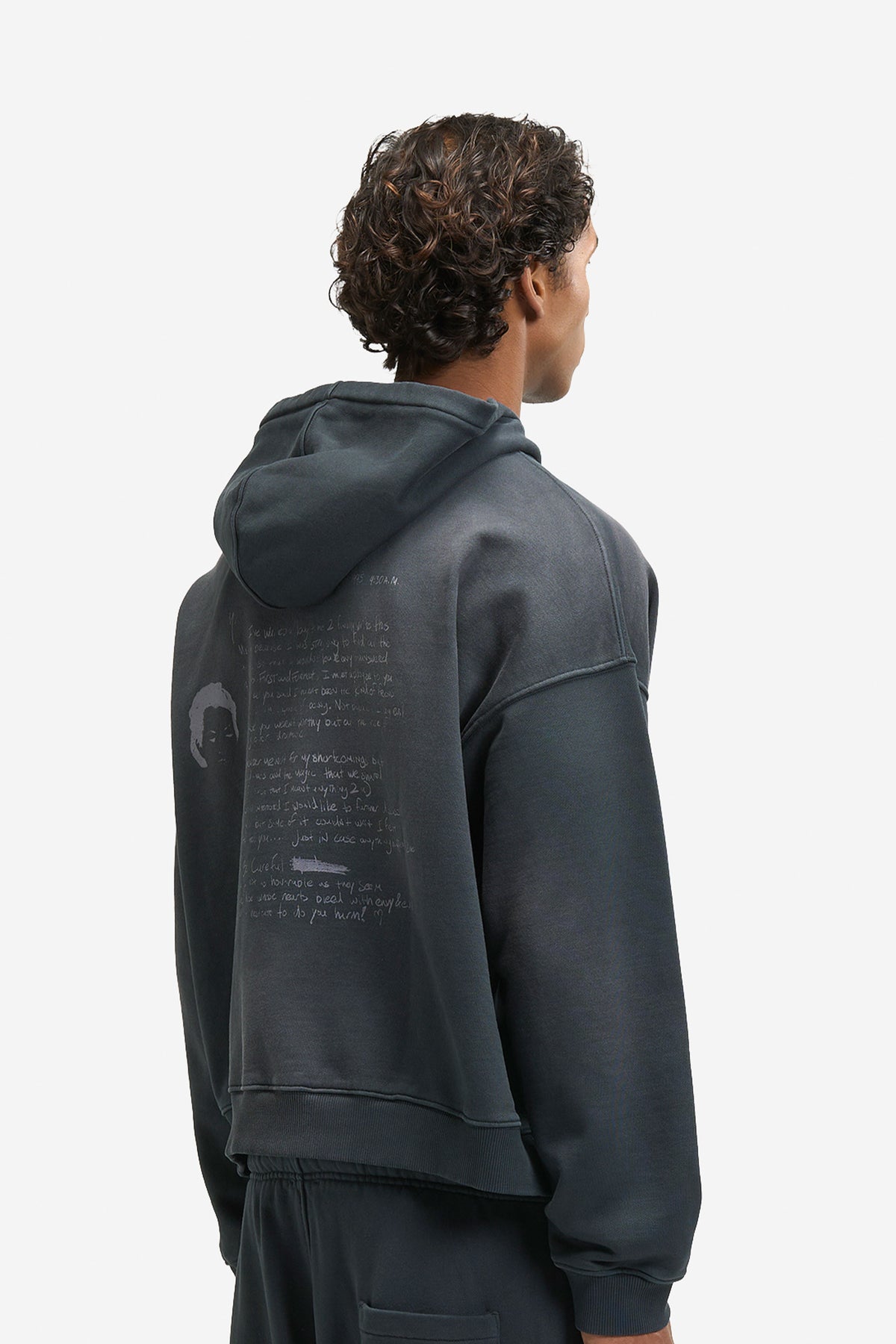Love Letter Hoodie in Black