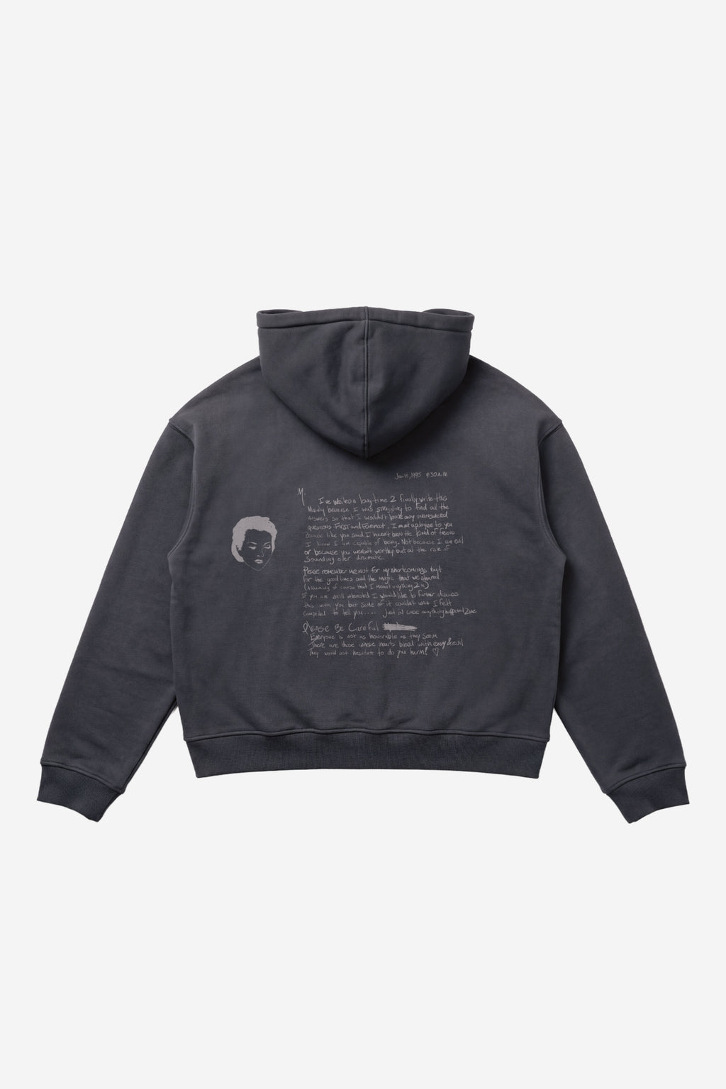 Love Letter Hoodie in Black