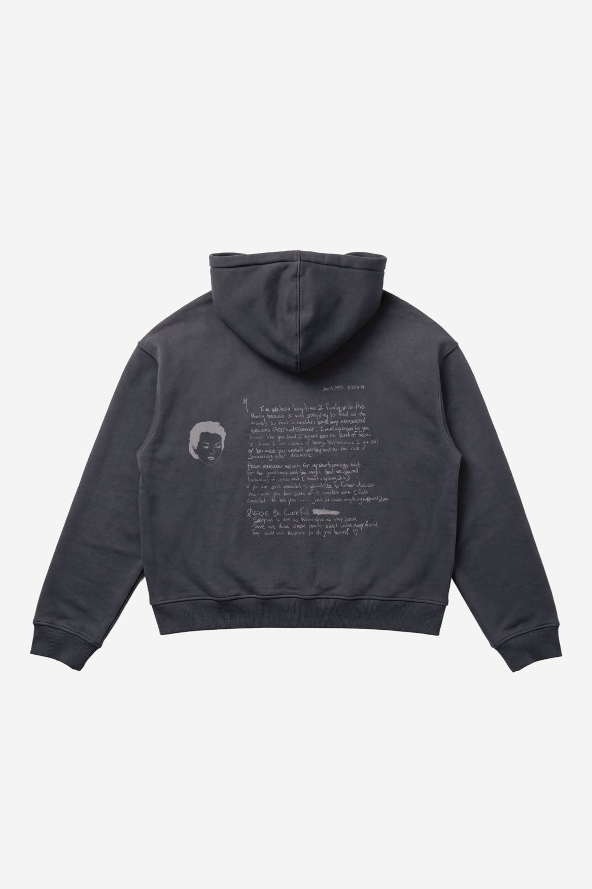 Love Letter Hoodie in Black