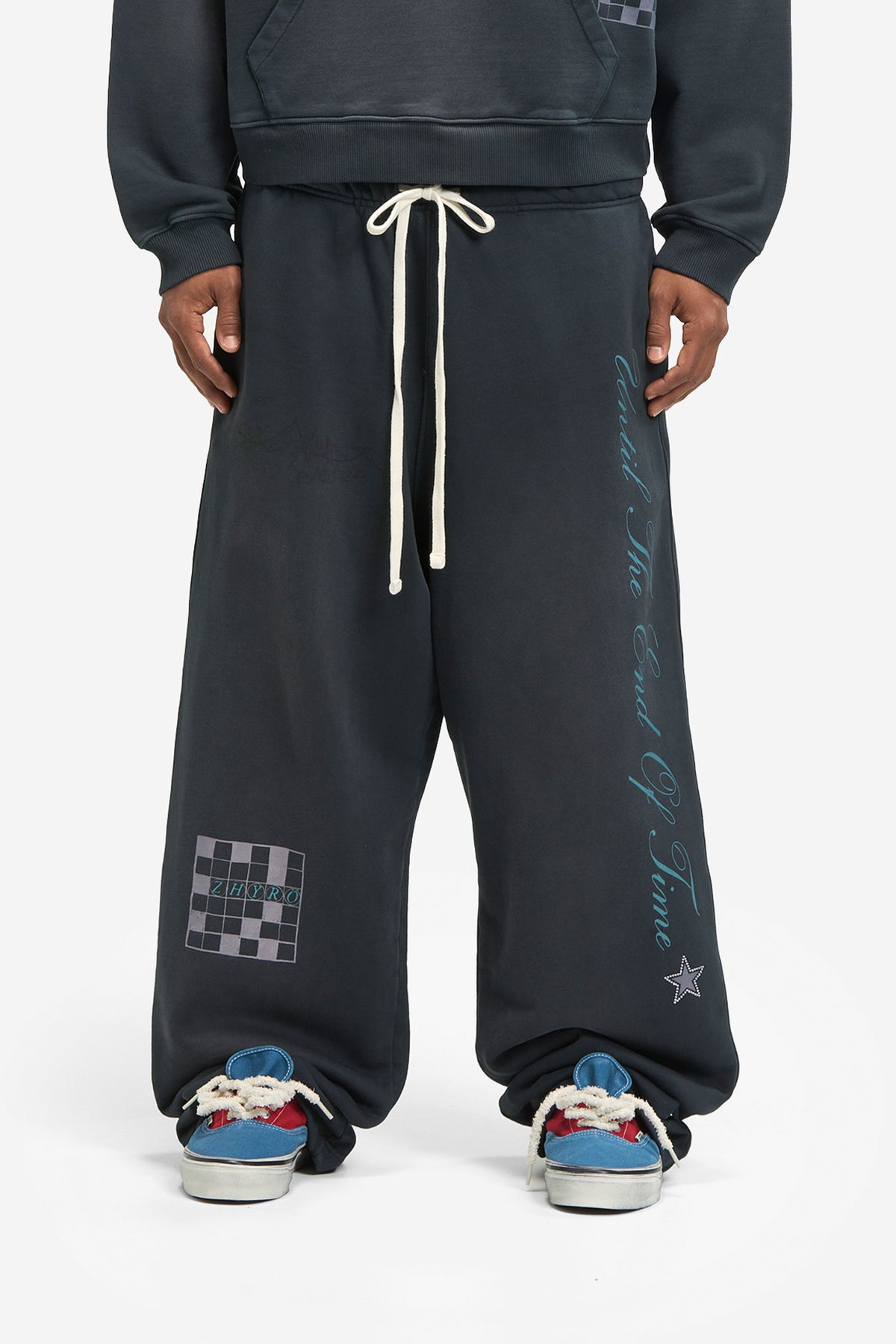 Love Letter Sweatpants in Black