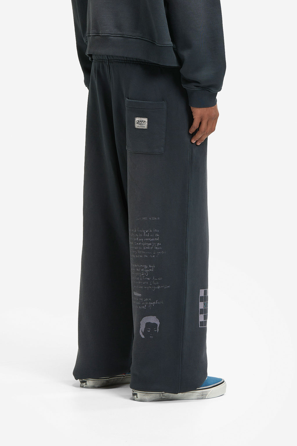 Love Letter Sweatpants in Black
