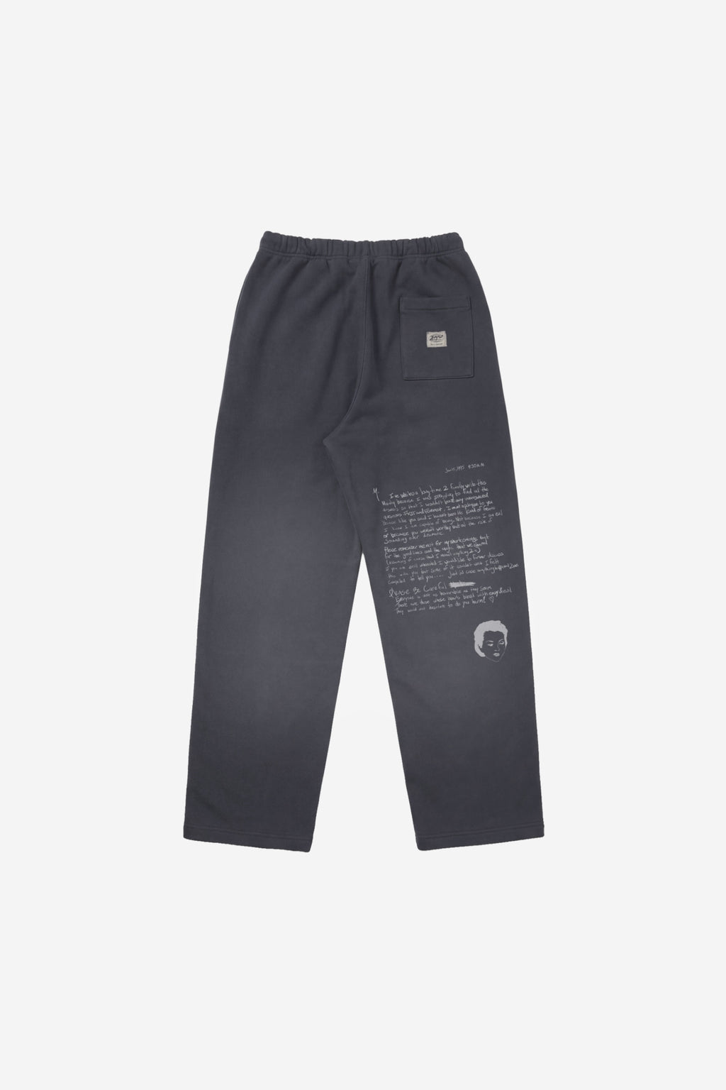 Love Letter Sweatpants in Black
