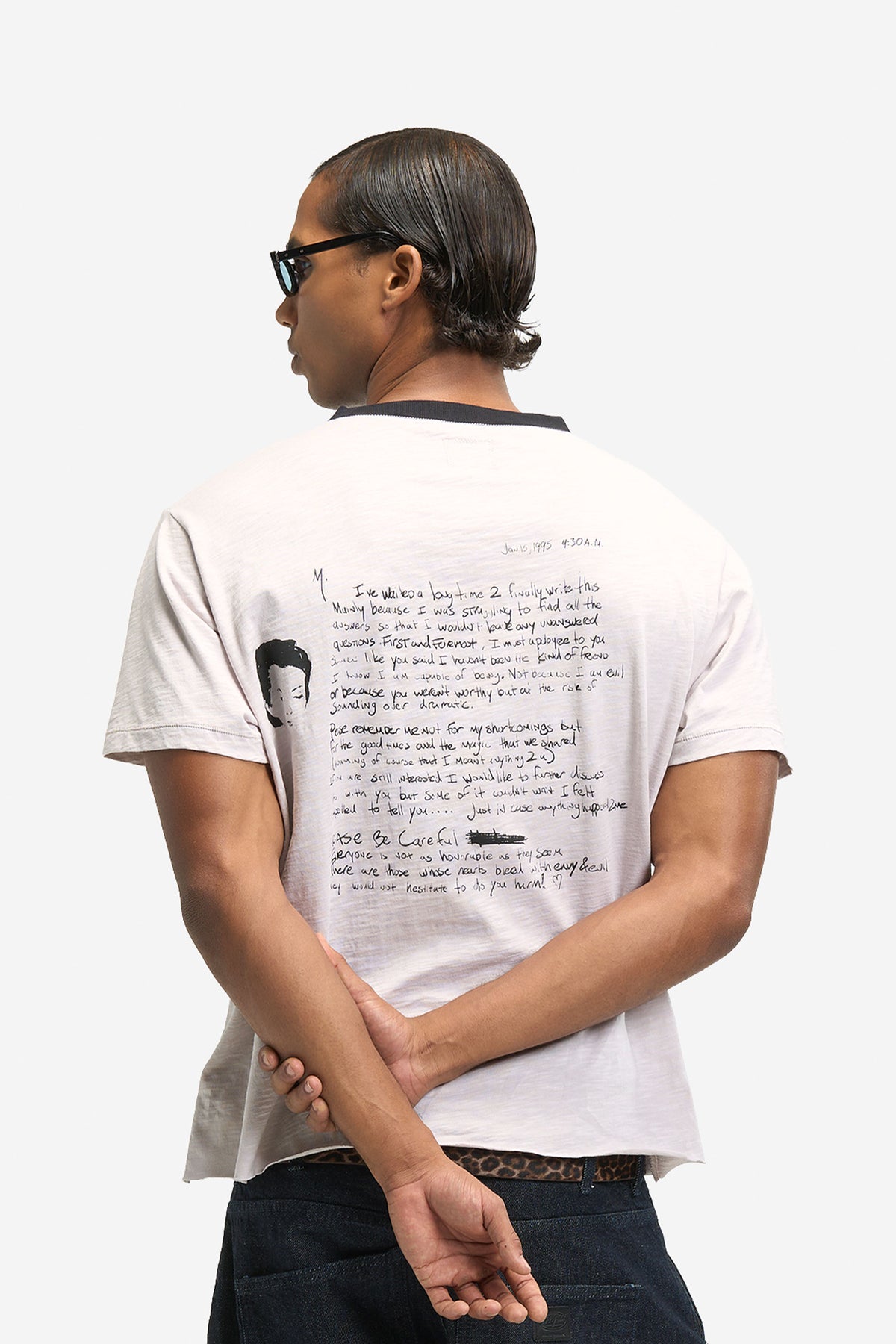 Love Letter Tee in Creme