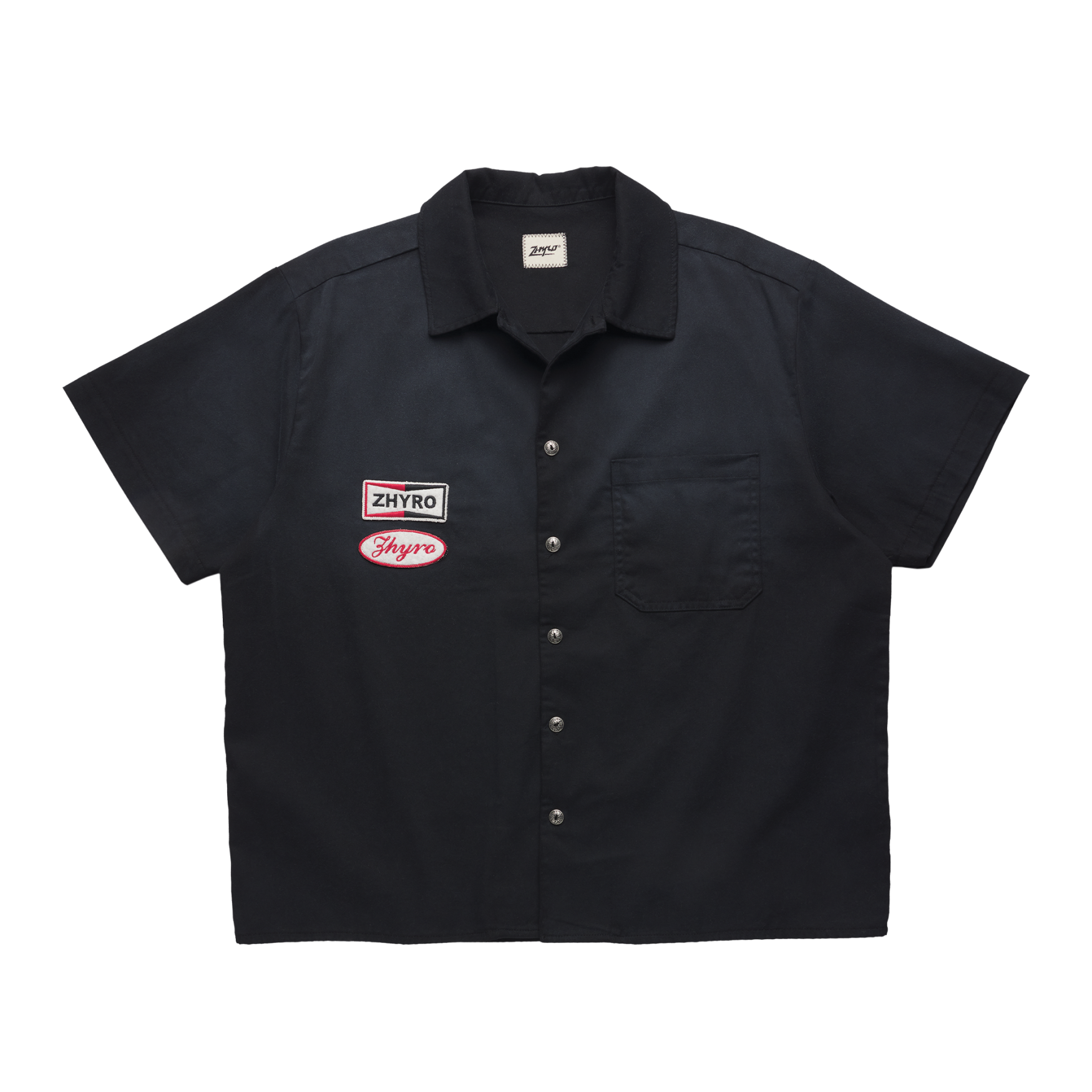 Mechanic Button Shirt in Sunfaded Black