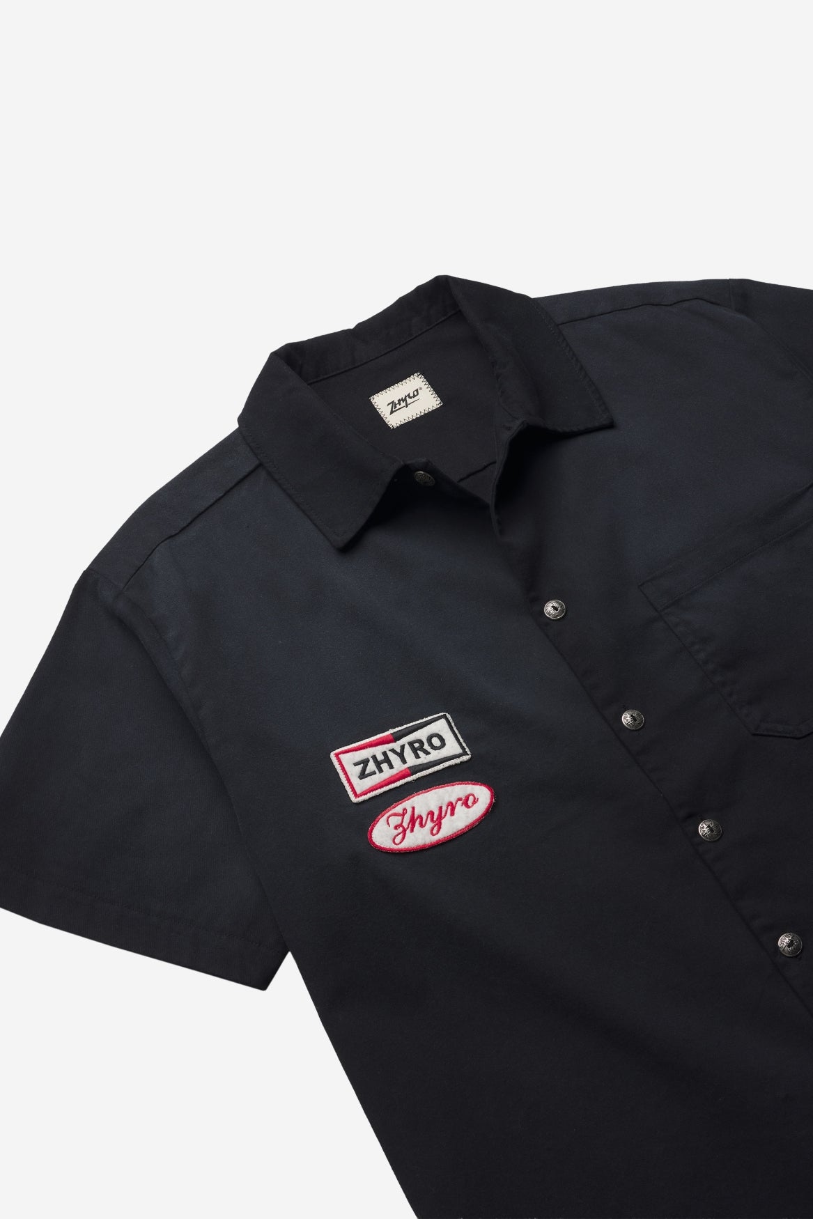 Mechanic Button Shirt in Sunfaded Black