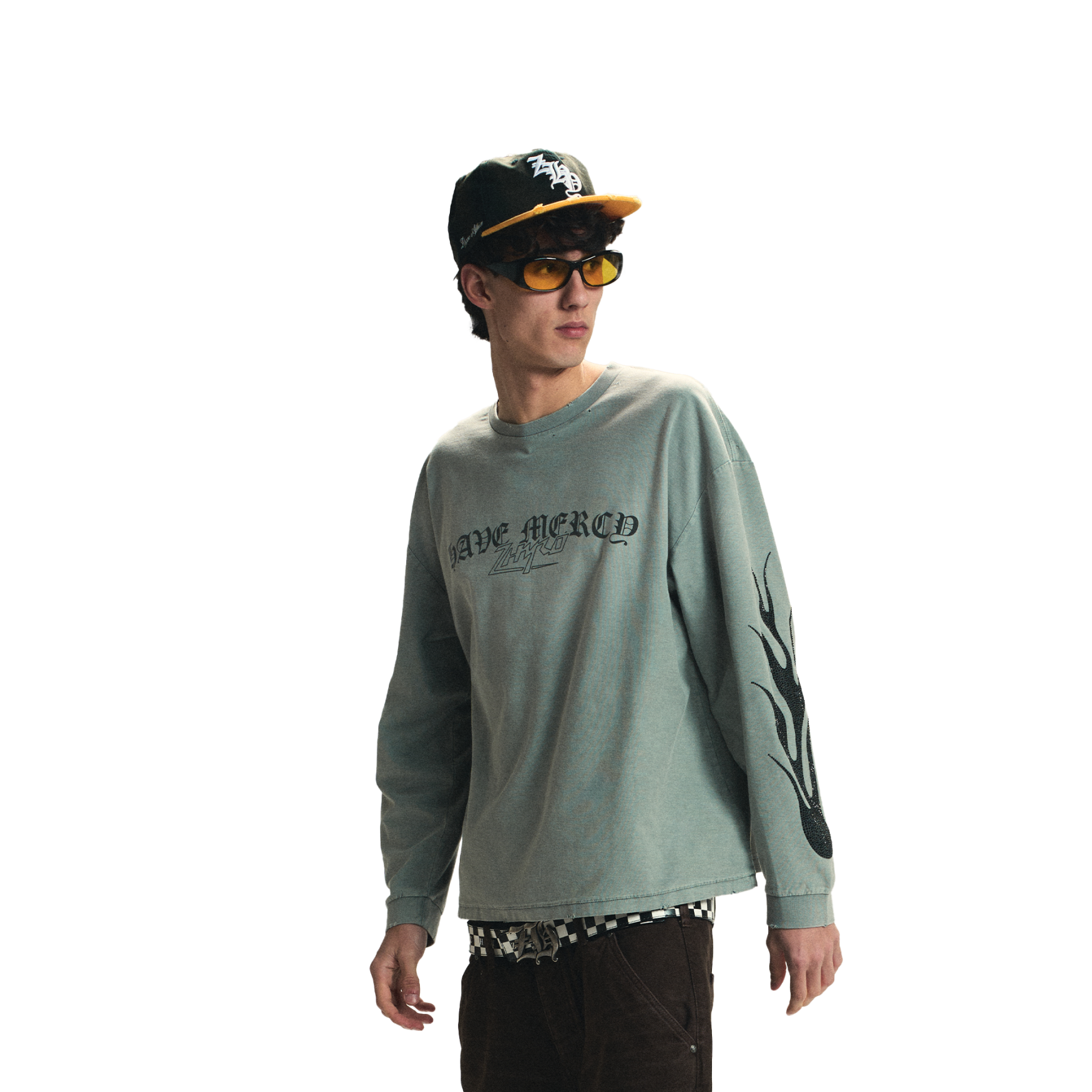 Mercy L/S in Sunfaded Grey