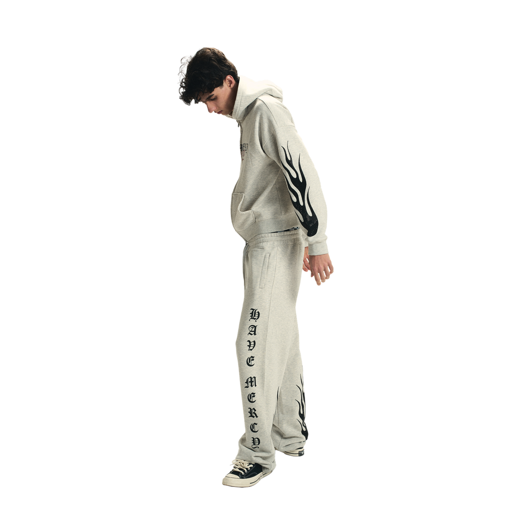Mercy Sweatpants in Grey Melange