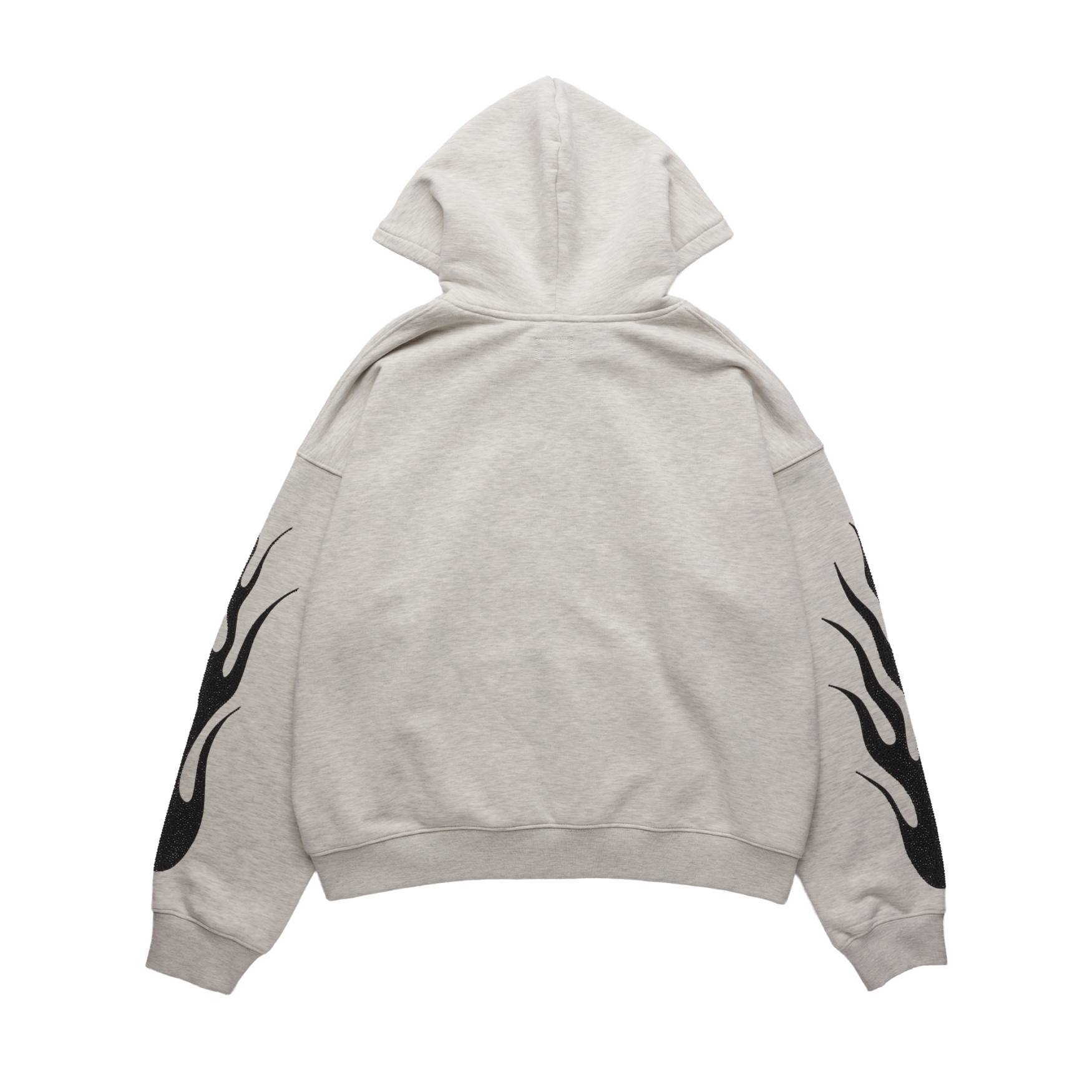 Mercy Zip Hoodie in Grey Melange