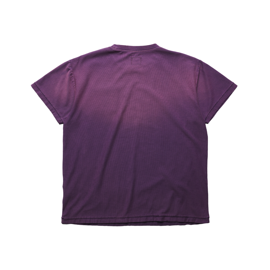 Pocket Logo Tee in Sunfaded Purple