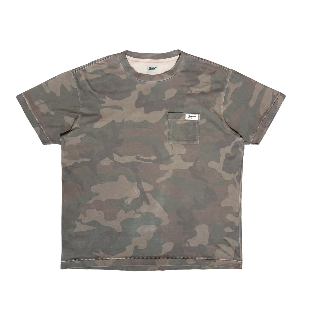 Pocket Logo Tee in Camo